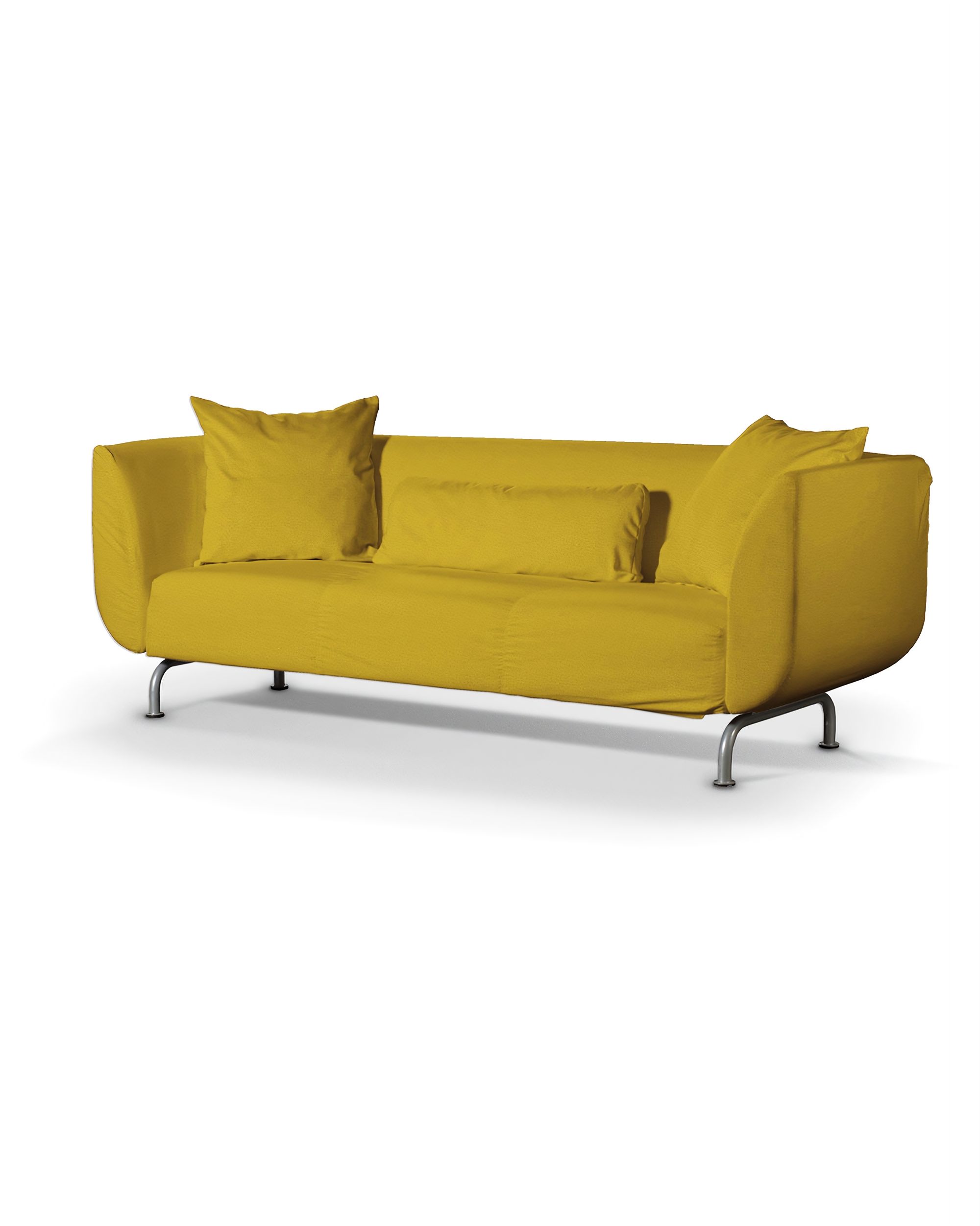 Bezug für Strömstad 3-Sitzer Sofa Farbe gelb Stoff samt