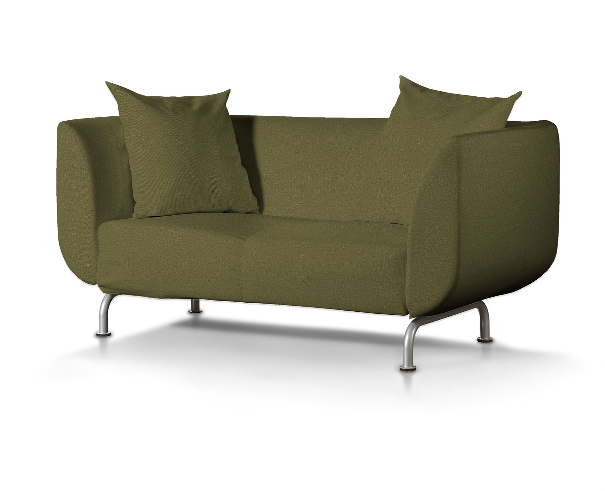 Bezug für Strömstad 2-Sitzer Sofa Farbe grün Stoff strukturiert