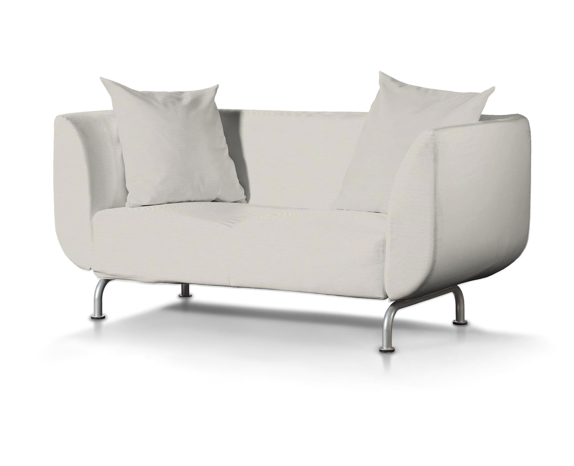 Bezug für Strömstad 2-Sitzer Sofa Farbe grau