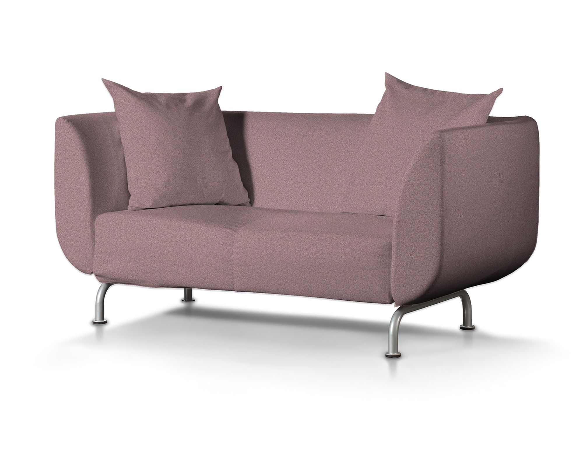 Bezug für Strömstad 2-Sitzer Sofa Farbe rosa Stoff strukturiert