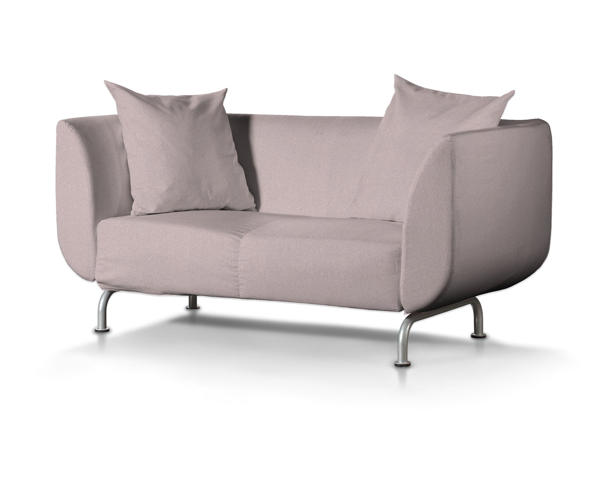 Bezug für Strömstad 2-Sitzer Sofa Farbe rosa Stoff strukturiert