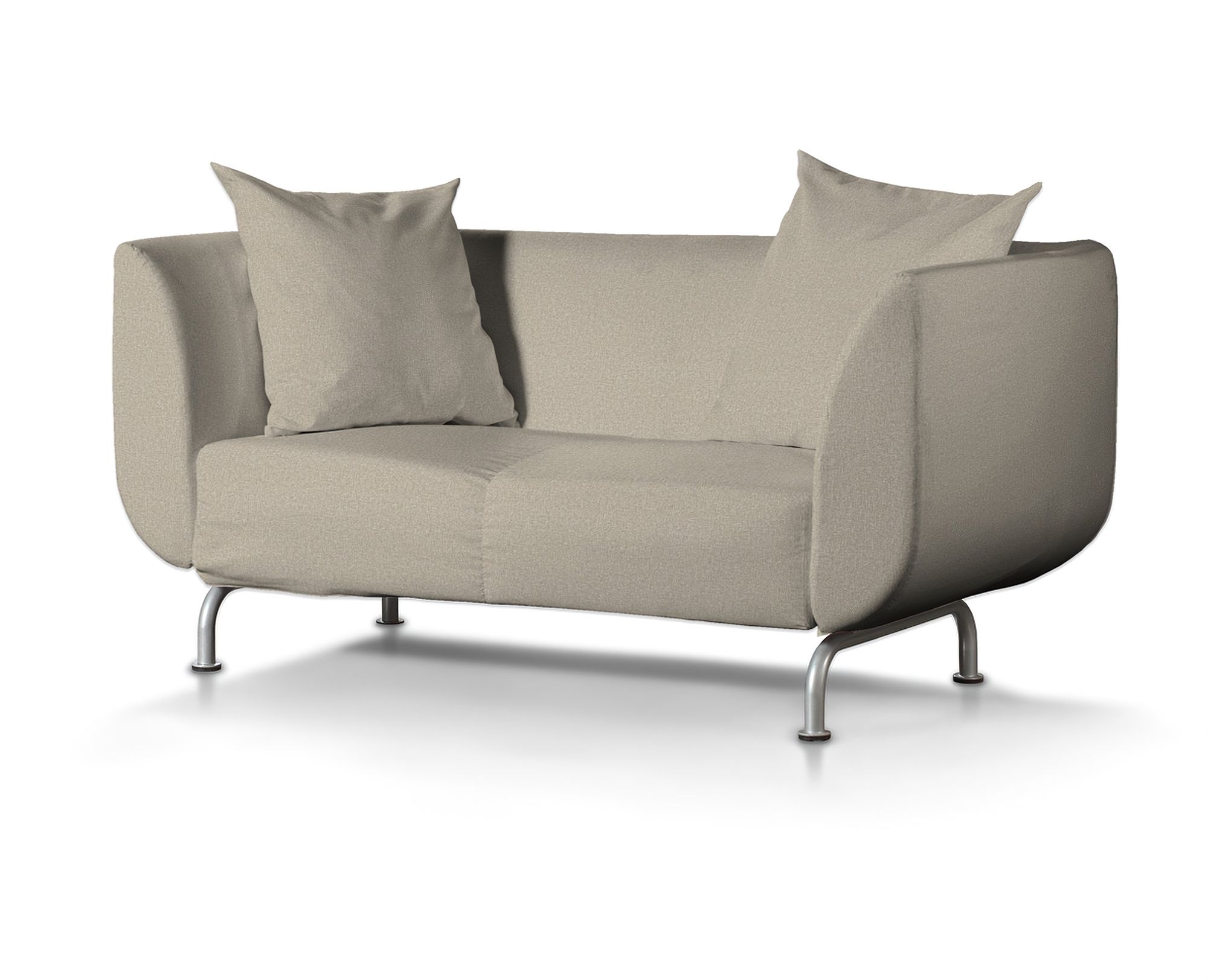 Bezug für Strömstad 2-Sitzer Sofa Farbe beige Stoff strukturiert