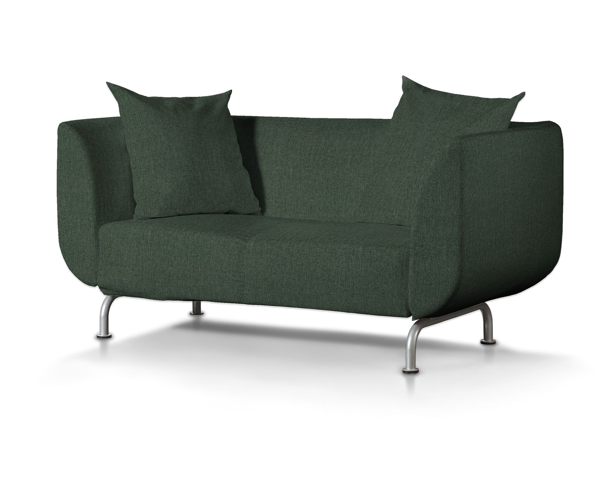Bezug für Strömstad 2-Sitzer Sofa Farbe grün Stoff strukturiert