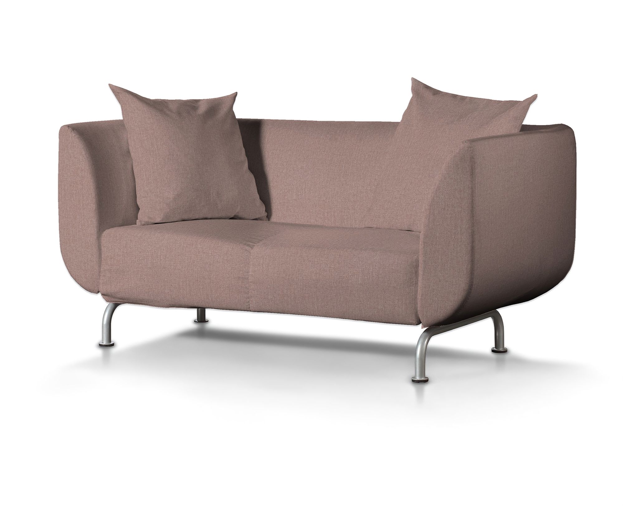 Bezug für Strömstad 2-Sitzer Sofa Farbe rosa Stoff strukturiert