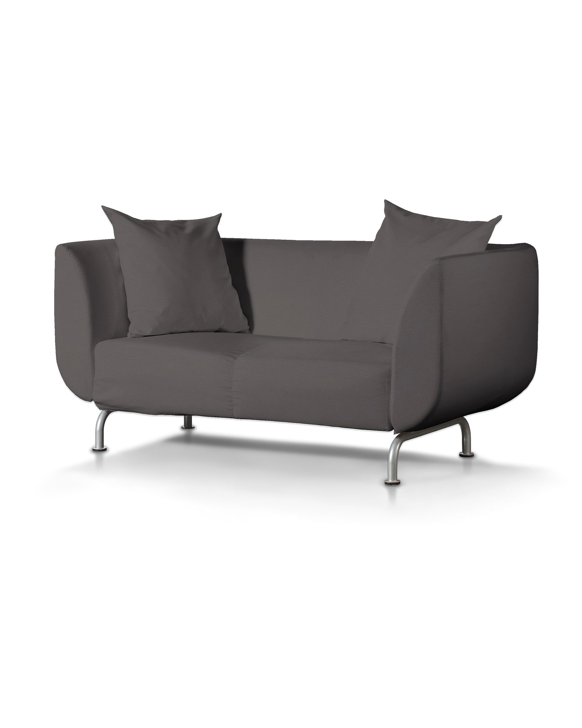 Bezug für Strömstad 2-Sitzer Sofa Farbe braun Stoff samt