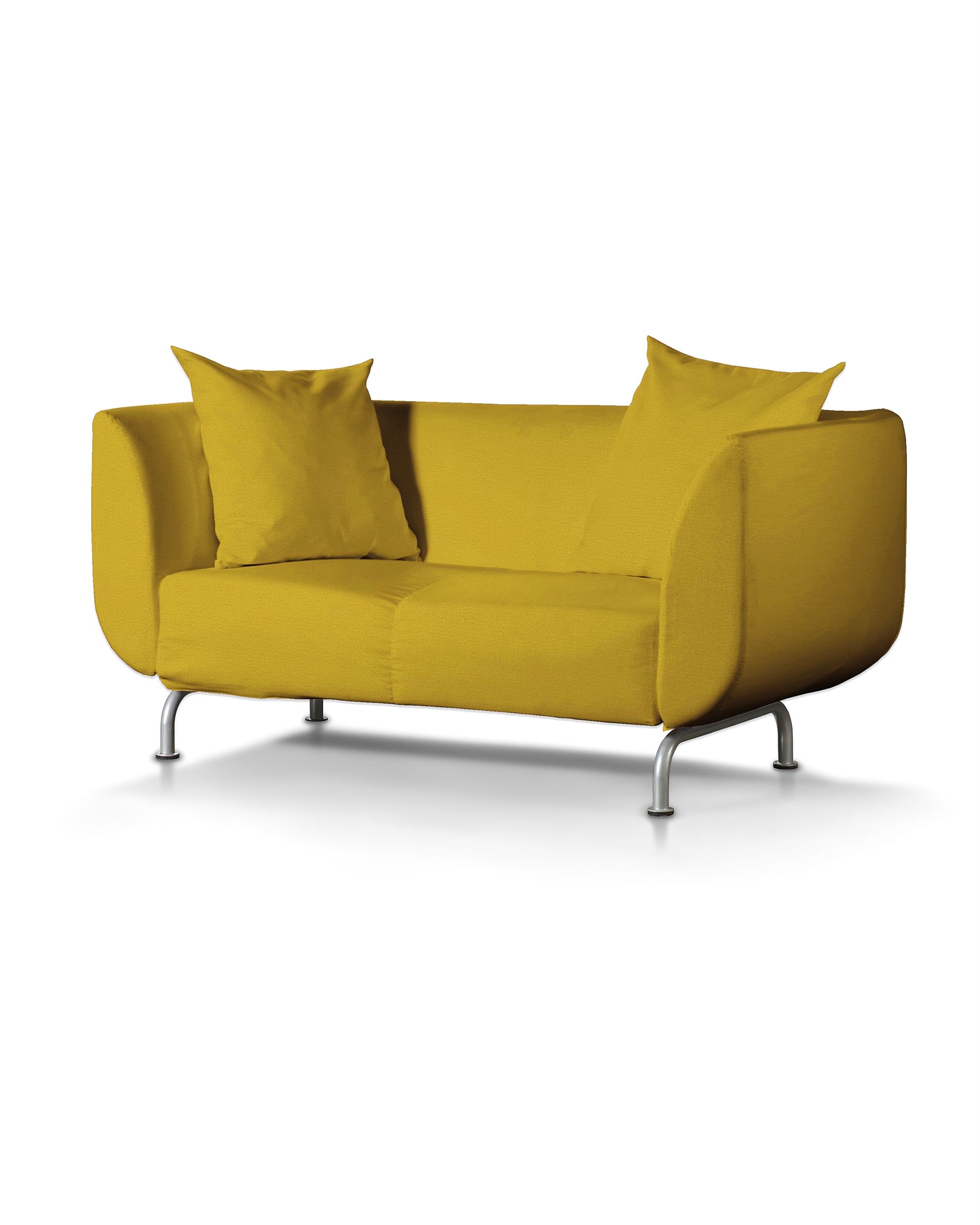 Bezug für Strömstad 2-Sitzer Sofa Farbe gelb Stoff samt