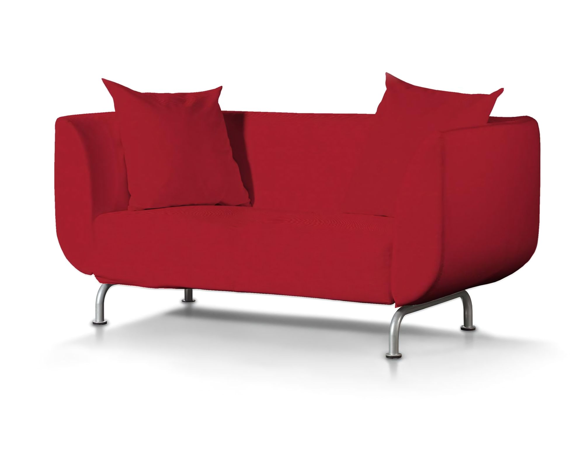 Bezug für Strömstad 2-Sitzer Sofa Farbe rot Stoff strukturiert