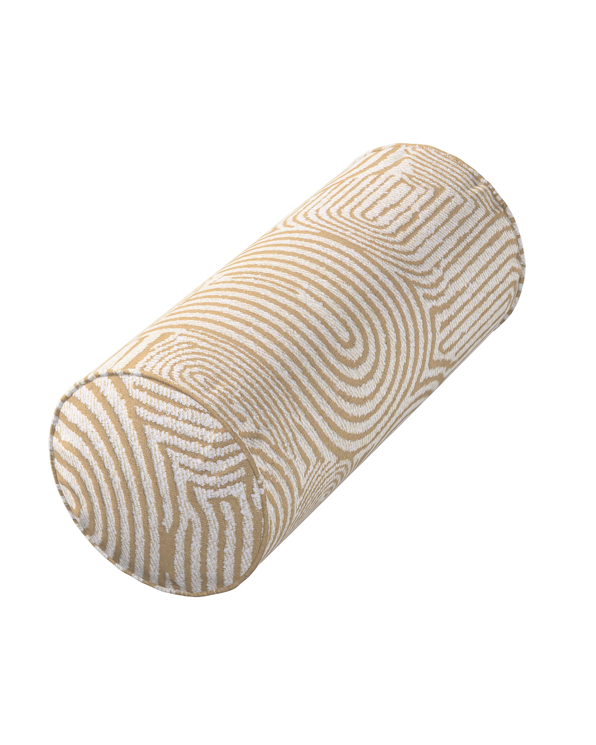 Bezug für Ektorp Rolle Farbe beige Stoff strukturiert, gemustert