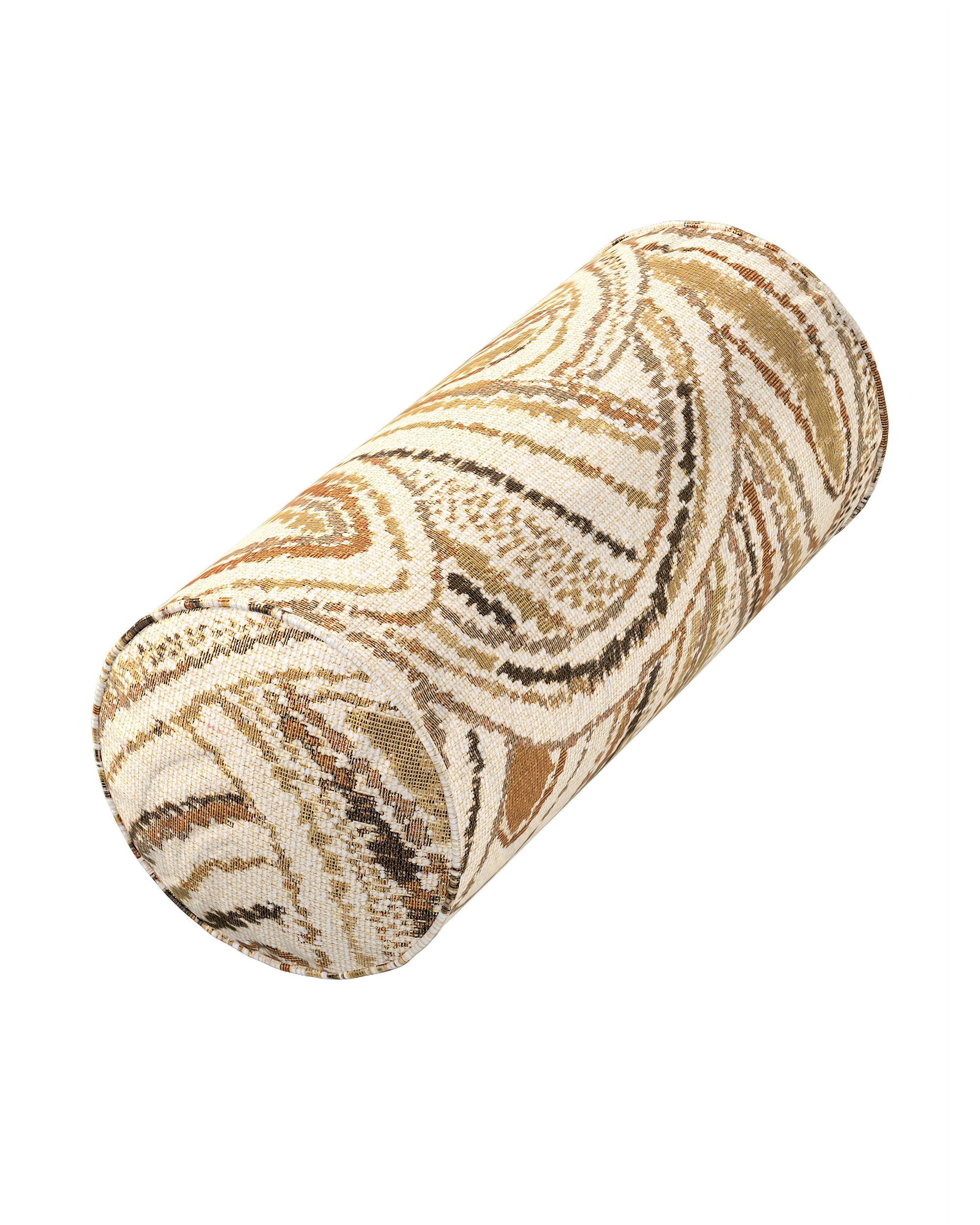 Bezug für Ektorp Rolle Farbe beige Stoff strukturiert, gemustert