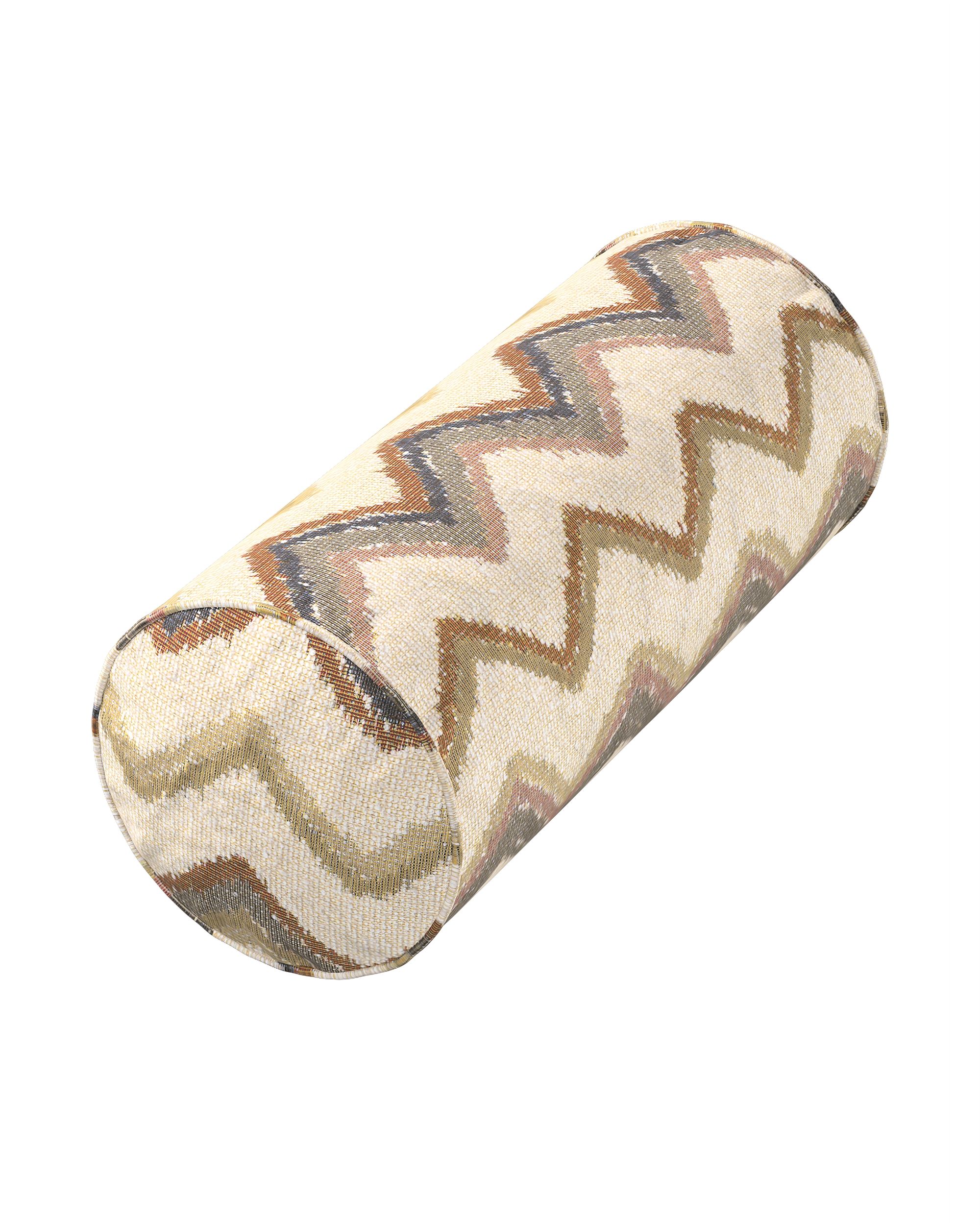 Bezug für Ektorp Rolle Farbe beige Stoff strukturiert, gemustert
