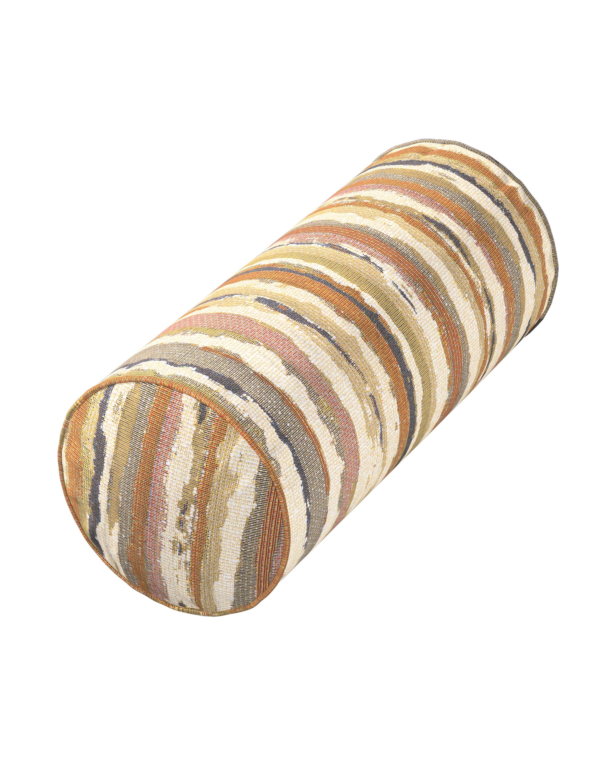 Bezug für Ektorp Rolle Farbe beige Stoff strukturiert, gemustert
