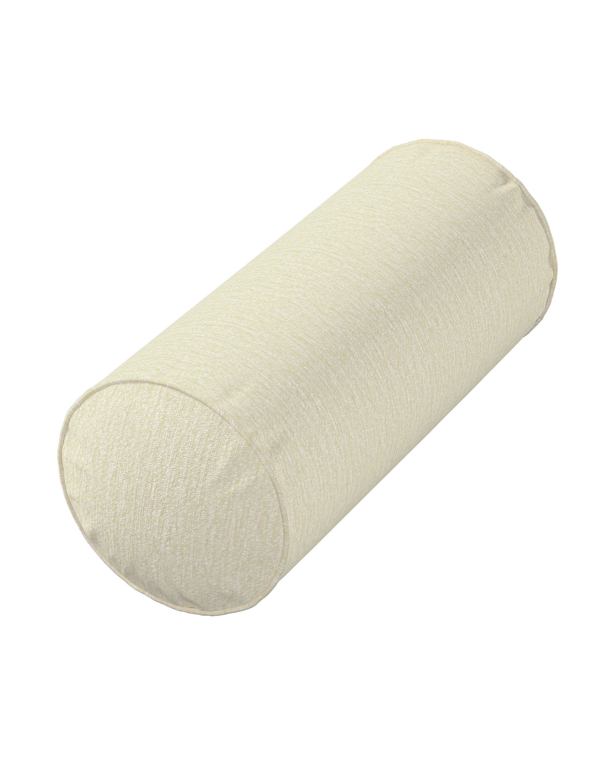 Bezug für Ektorp Rolle Farbe creme Stoff glänzend, strukturiert