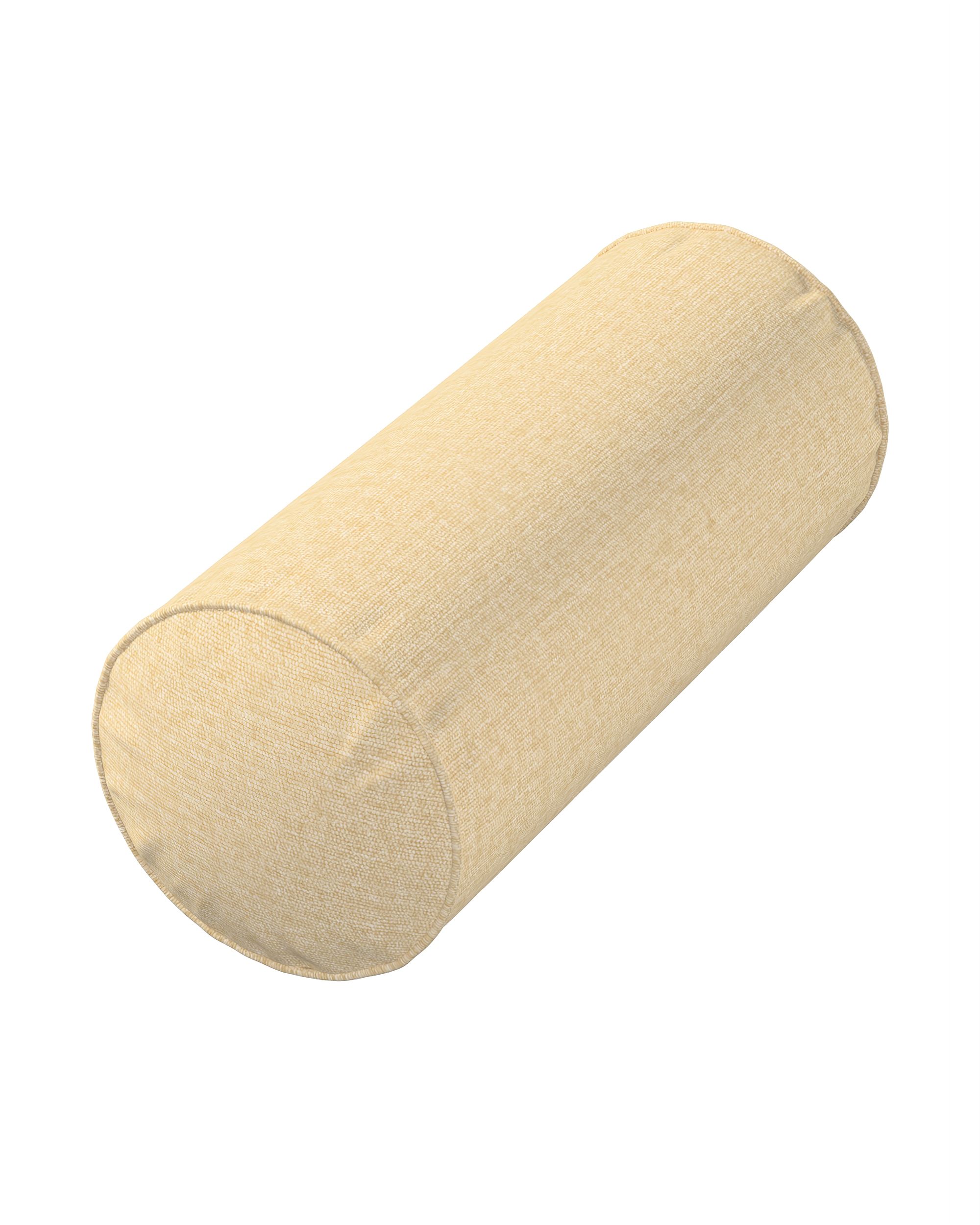 Bezug für Ektorp Rolle Farbe beige Stoff glänzend, strukturiert