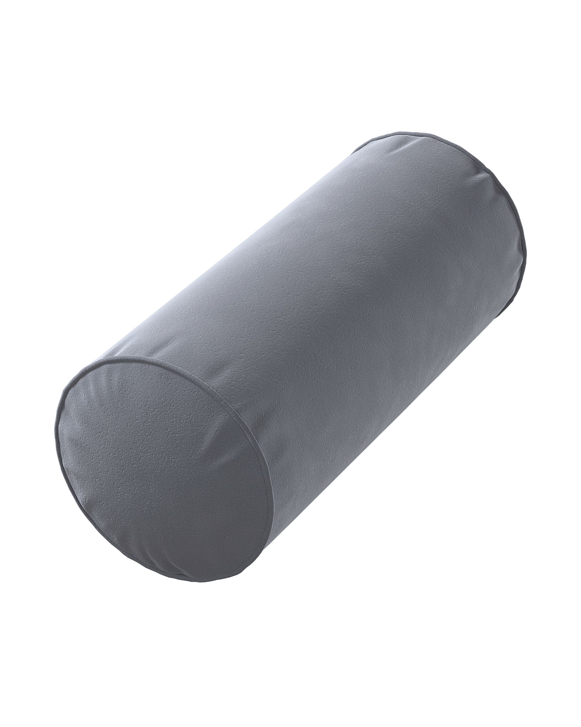 Bezug für Ektorp Rolle Farbe grau Stoff glänzend, samt