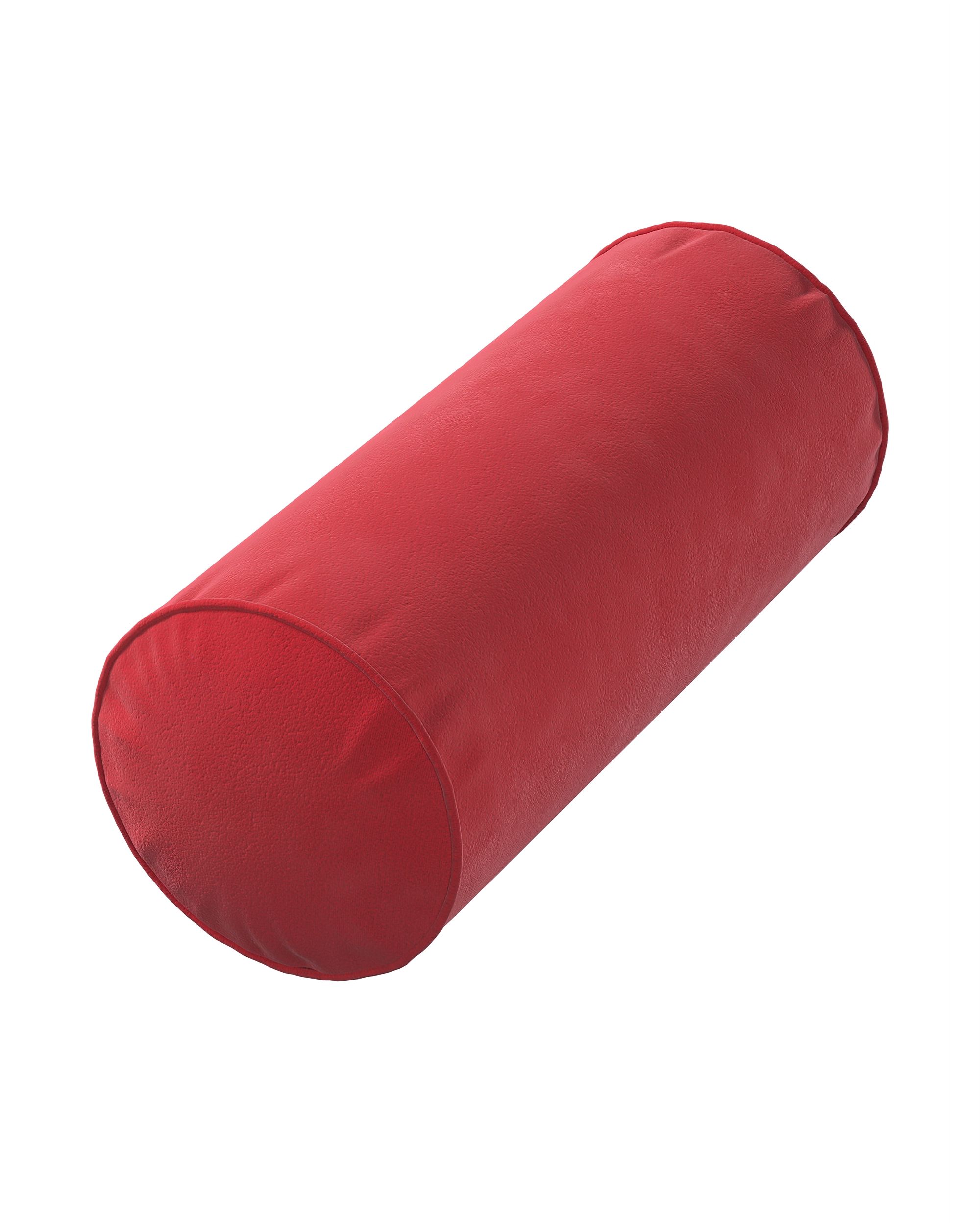 Bezug für Ektorp Rolle Farbe rot Stoff glänzend, samt