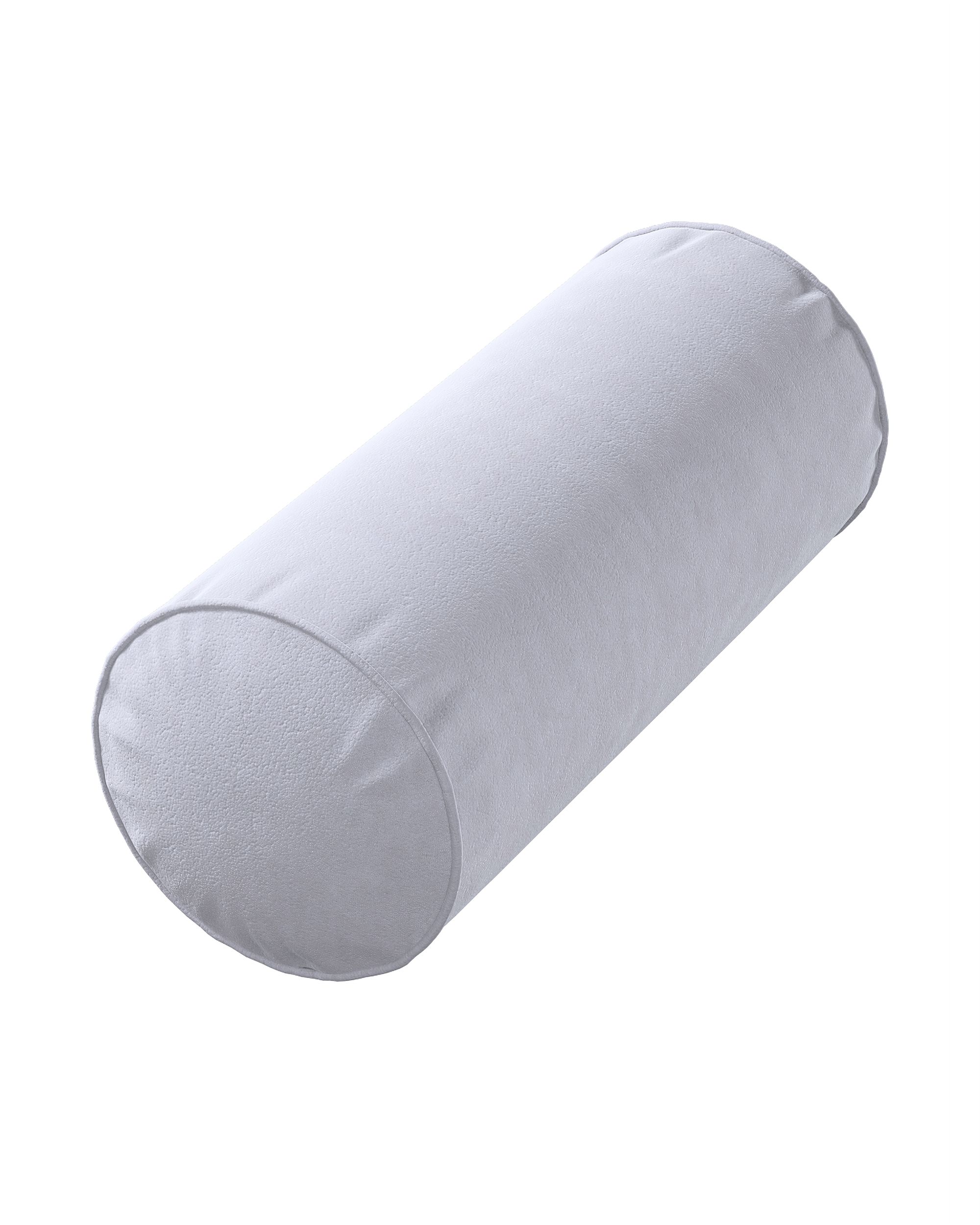 Bezug für Ektorp Rolle Farbe grau Stoff glänzend, samt