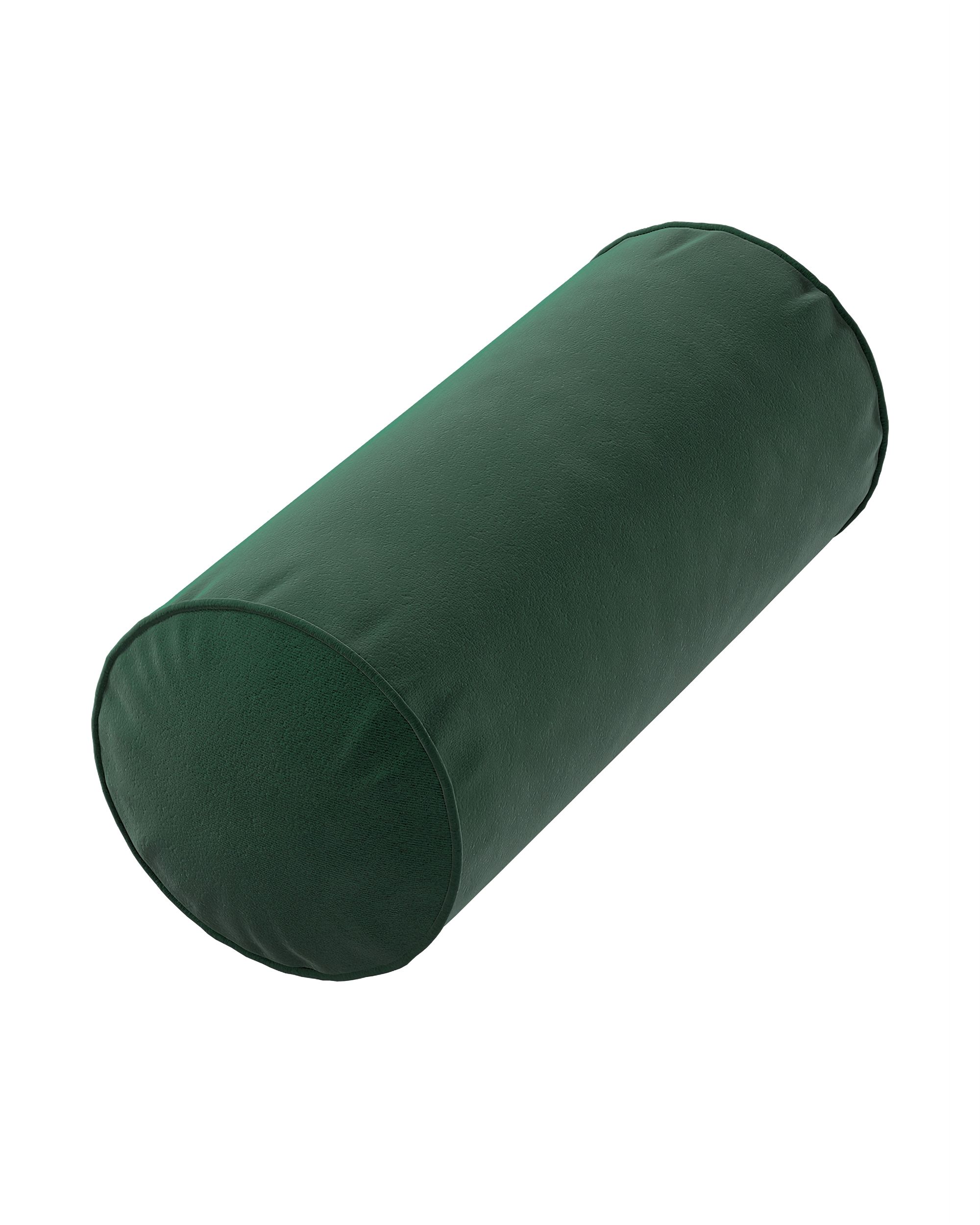 Bezug für Ektorp Rolle Farbe grün Stoff glänzend, samt