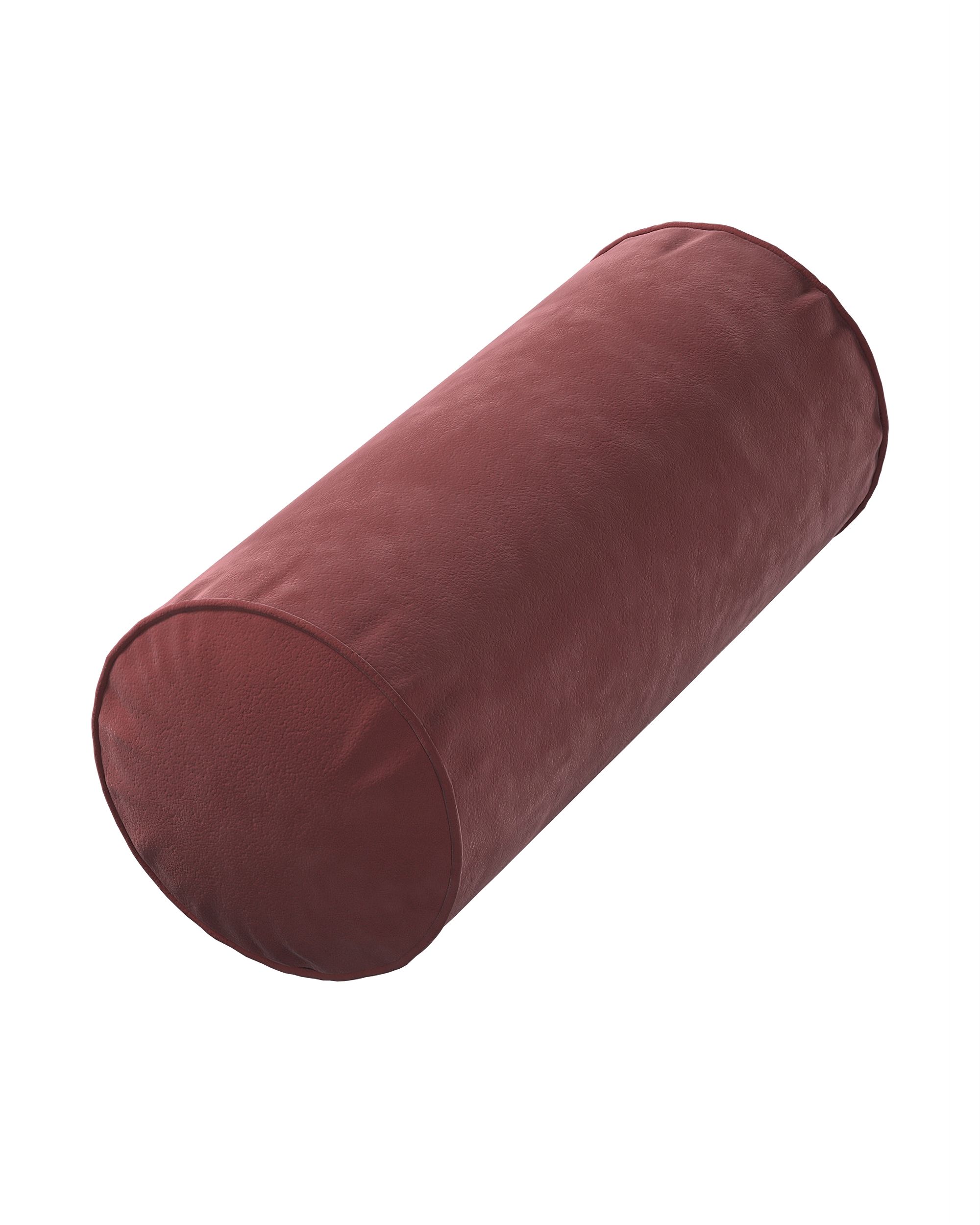 Bezug für Ektorp Rolle Farbe rot Stoff glänzend, samt