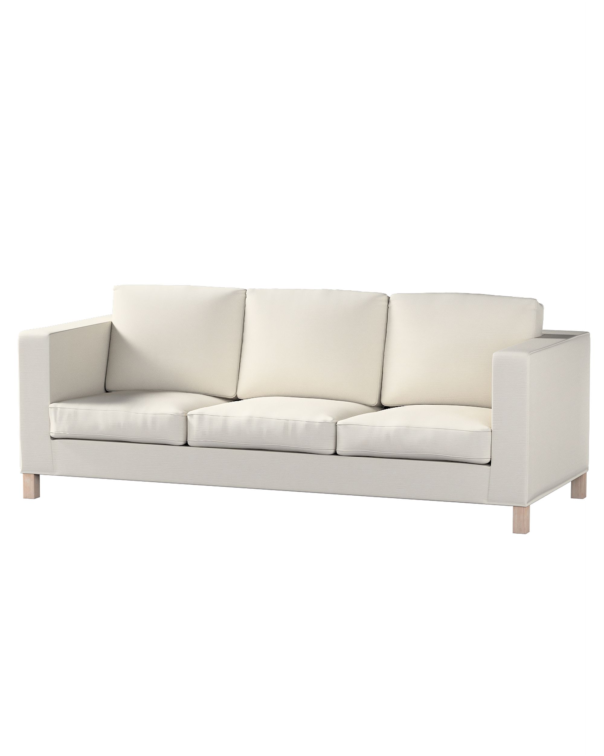 Bezug für Karlanda 3-Sitzer Sofa nicht ausklappbar, kurz Farbe grau