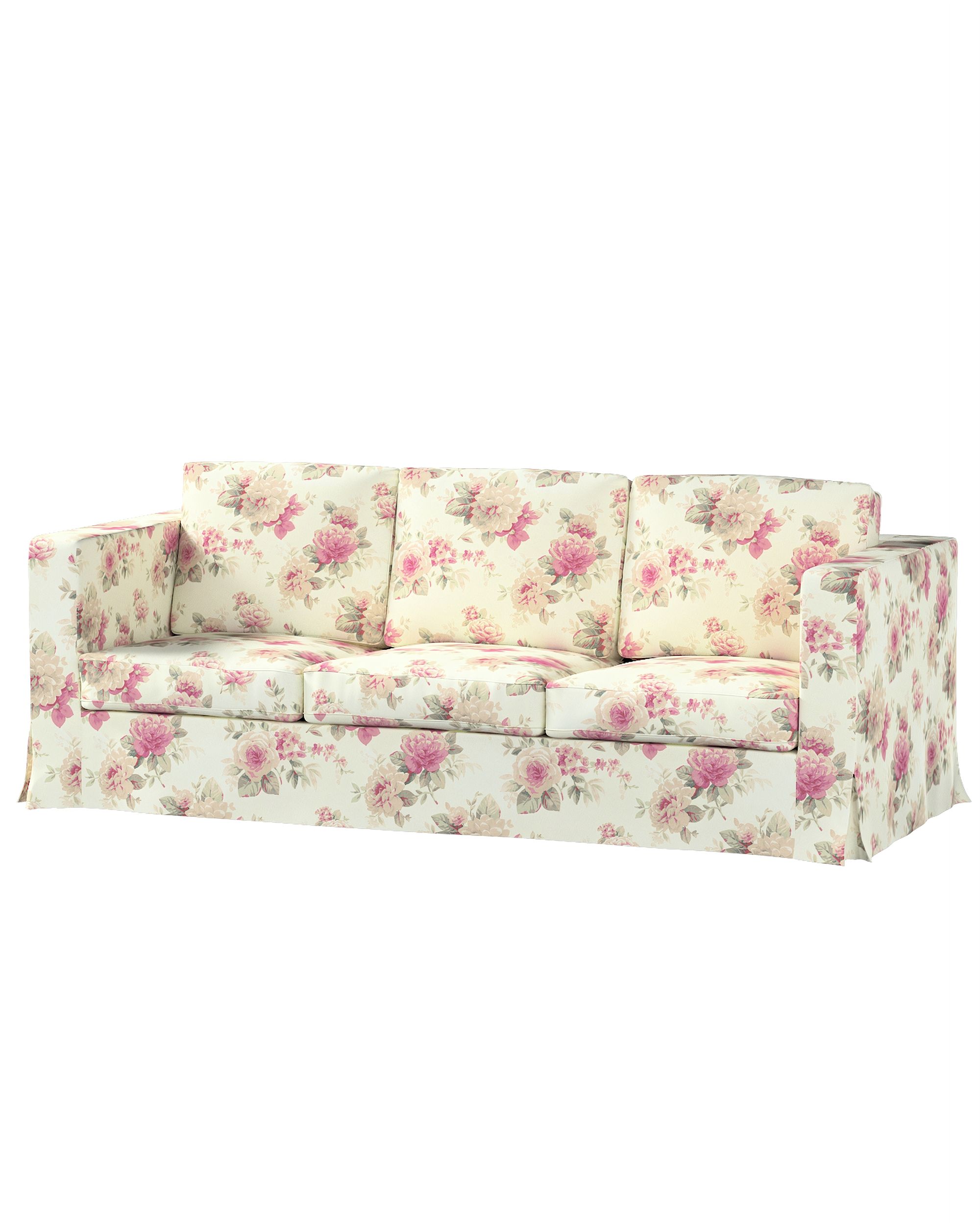 Bezug für Karlanda 3-Sitzer Sofa nicht ausklappbar, lang Farbe bunt Stoff gemustert