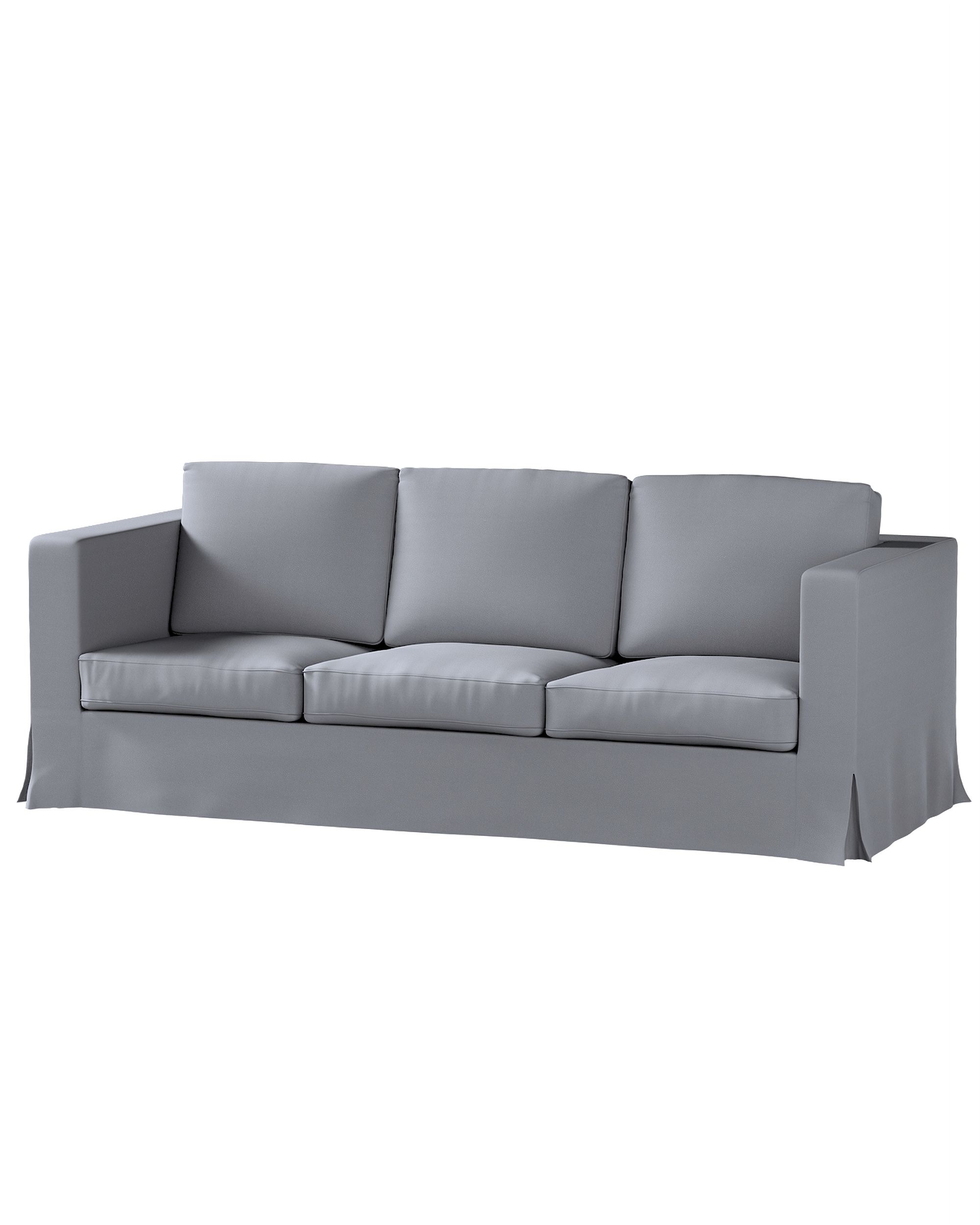Bezug für Karlanda 3-Sitzer Sofa nicht ausklappbar, lang Farbe grau