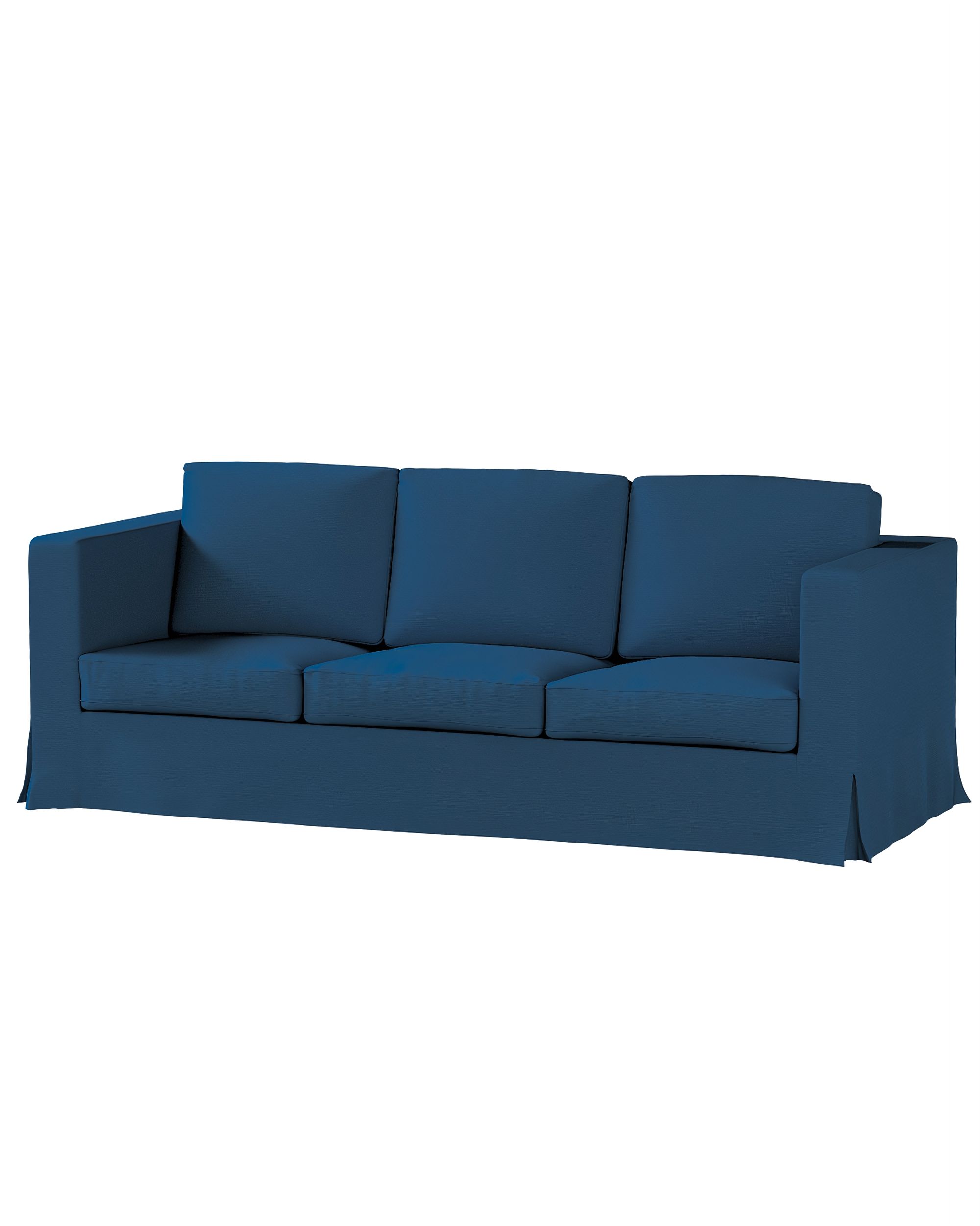 Bezug für Karlanda 3-Sitzer Sofa nicht ausklappbar, lang Farbe dunkelblau