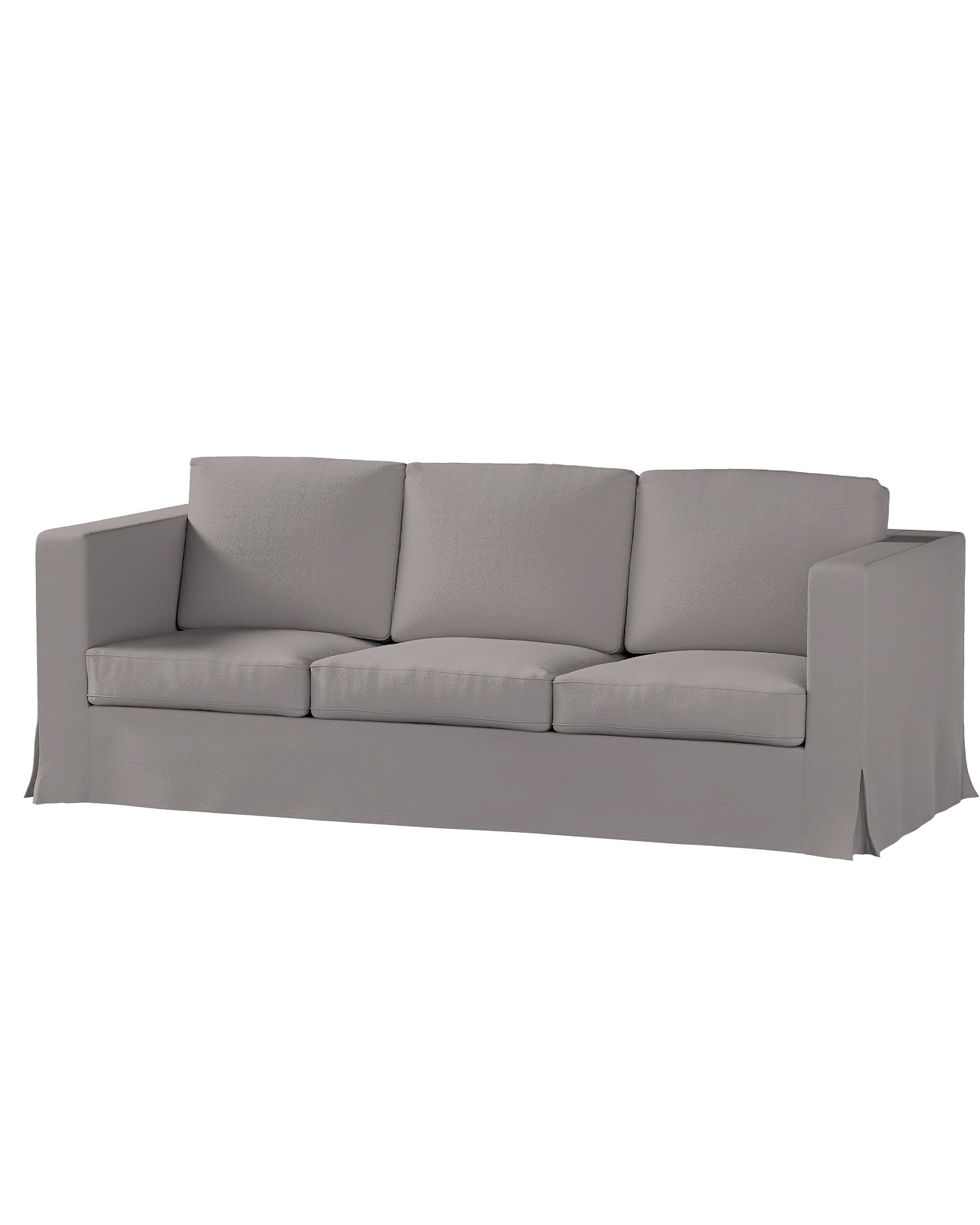 Bezug für Karlanda 3-Sitzer Sofa nicht ausklappbar, lang Farbe beige Stoff strukturiert