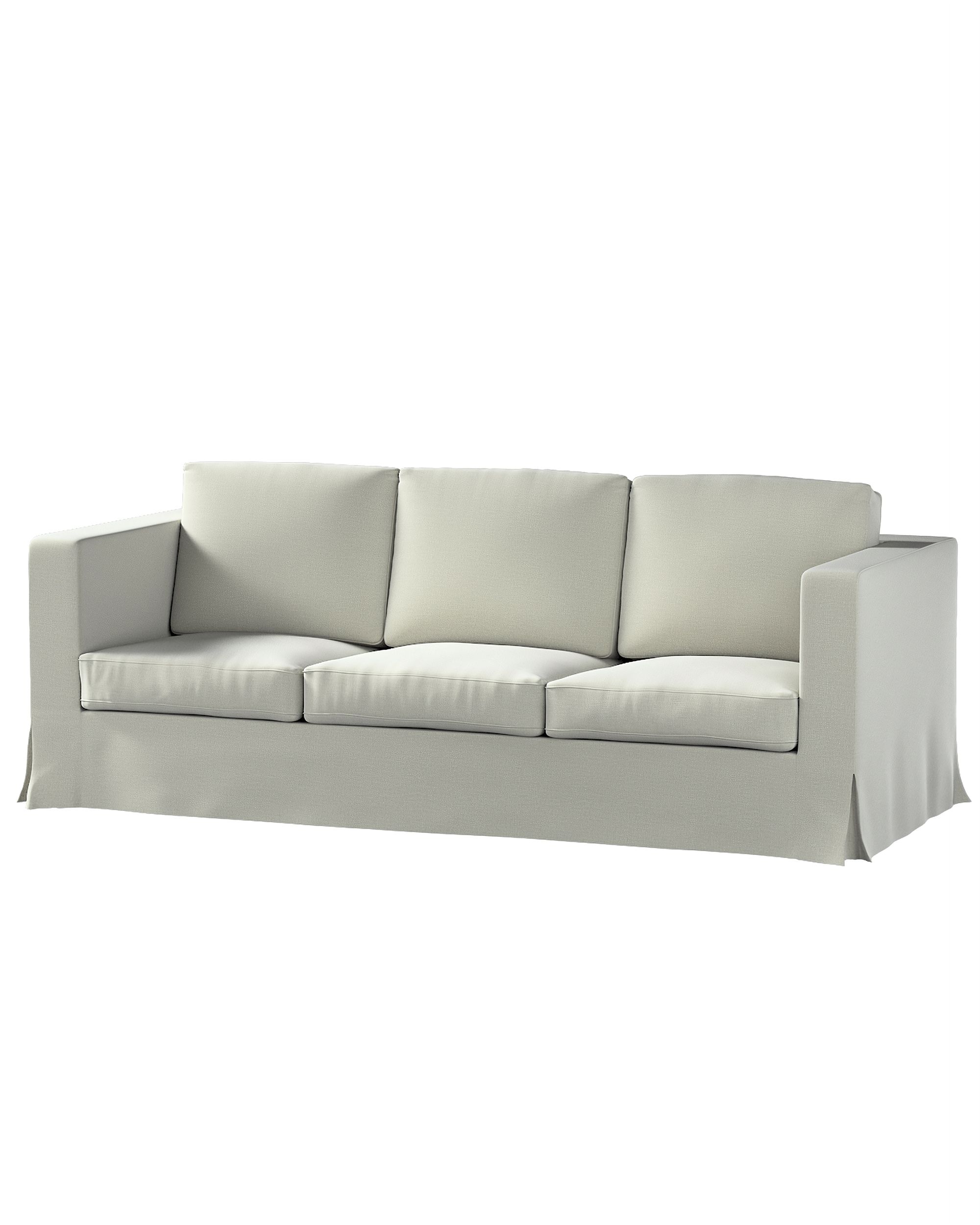 Bezug für Karlanda 3-Sitzer Sofa nicht ausklappbar, lang Farbe grün Stoff samt