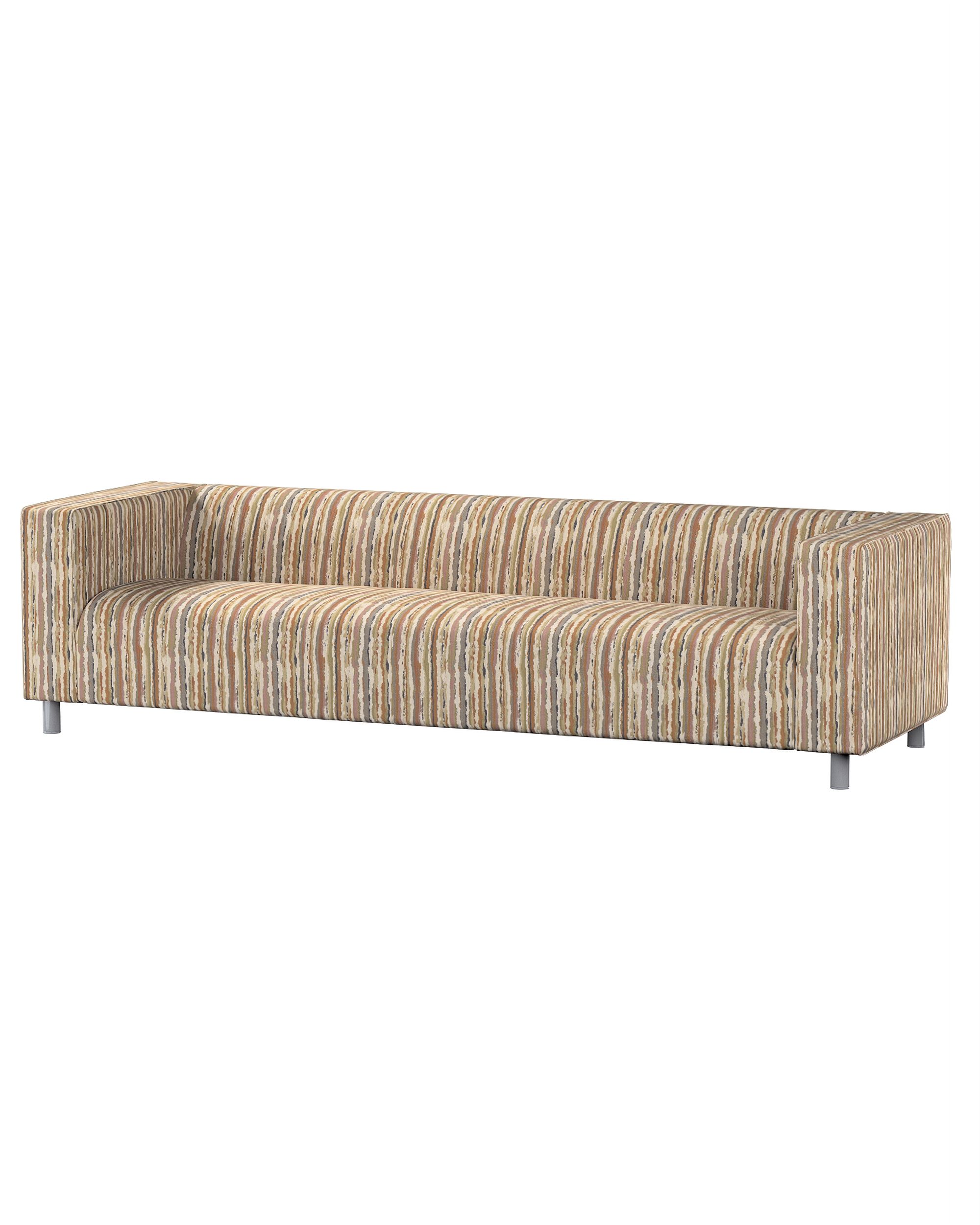 Bezug für Karlanda 2-Sitzer Sofa nicht ausklappbar, kurz Farbe beige Stoff strukturiert, gemustert