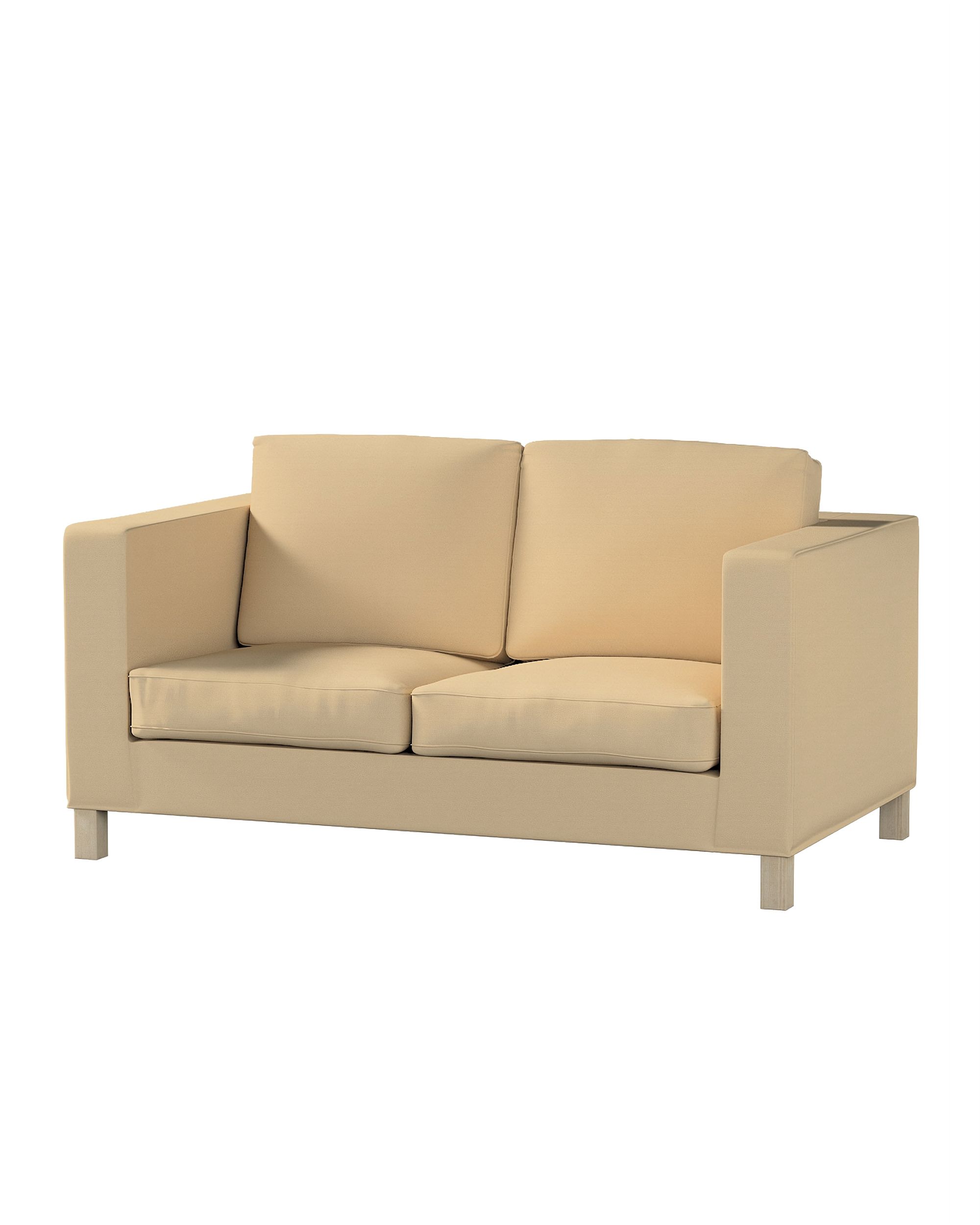 Bezug für Karlanda 2-Sitzer Sofa nicht ausklappbar, kurz Farbe beige