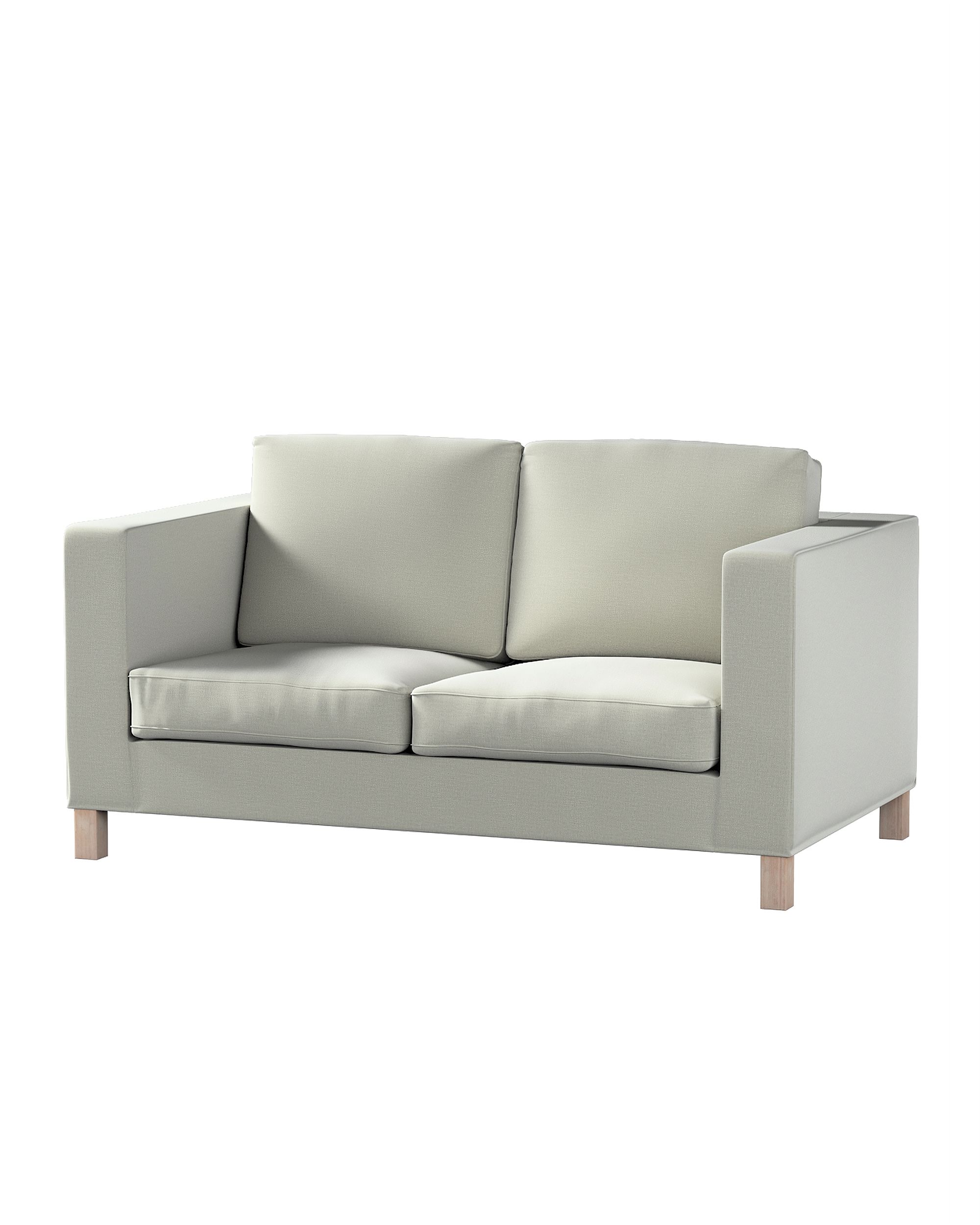 Bezug für Karlanda 2-Sitzer Sofa nicht ausklappbar, kurz Farbe grün Stoff samt