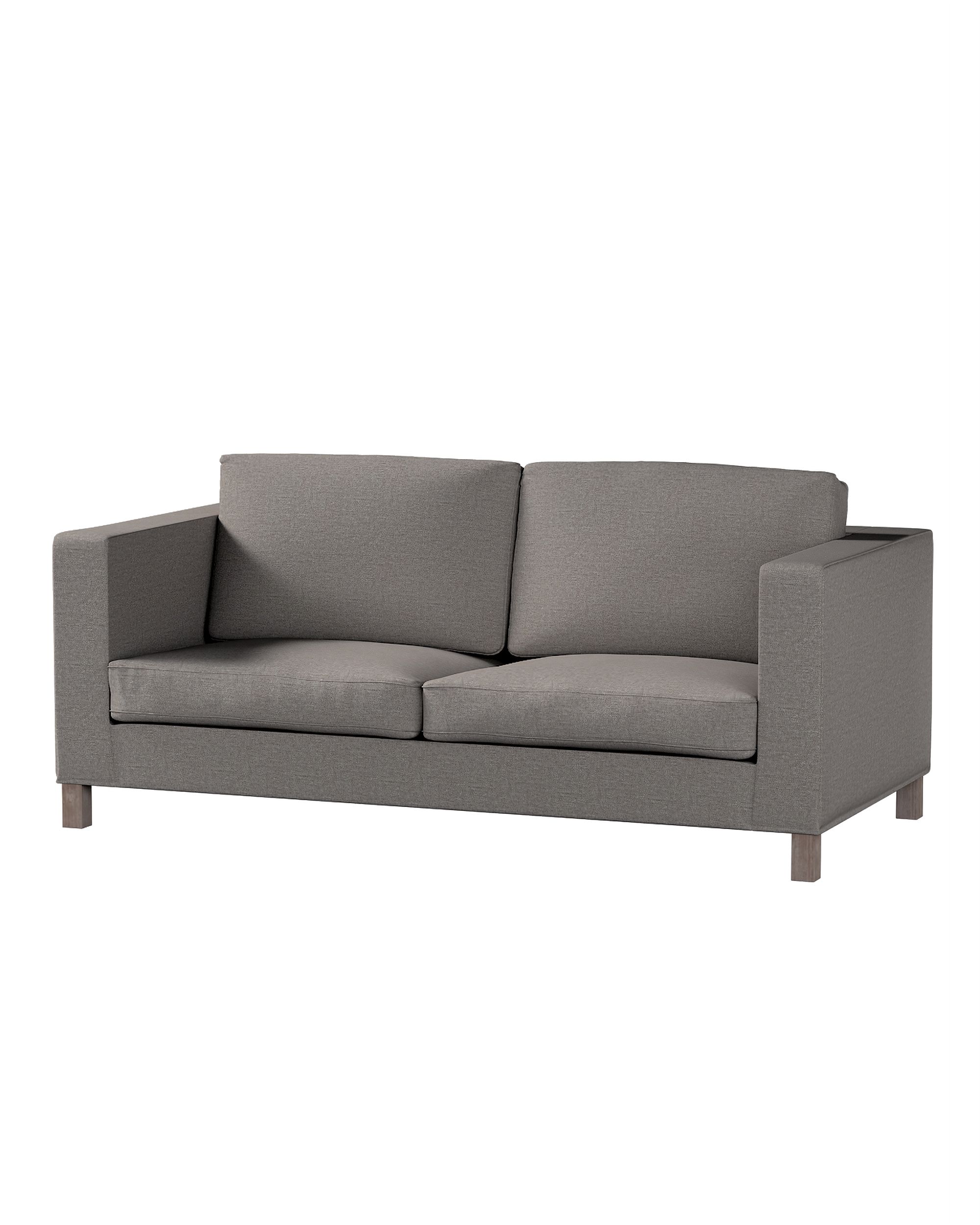Bezug für Karlanda Schlafsofa, kurz Farbe grau Stoff strukturiert