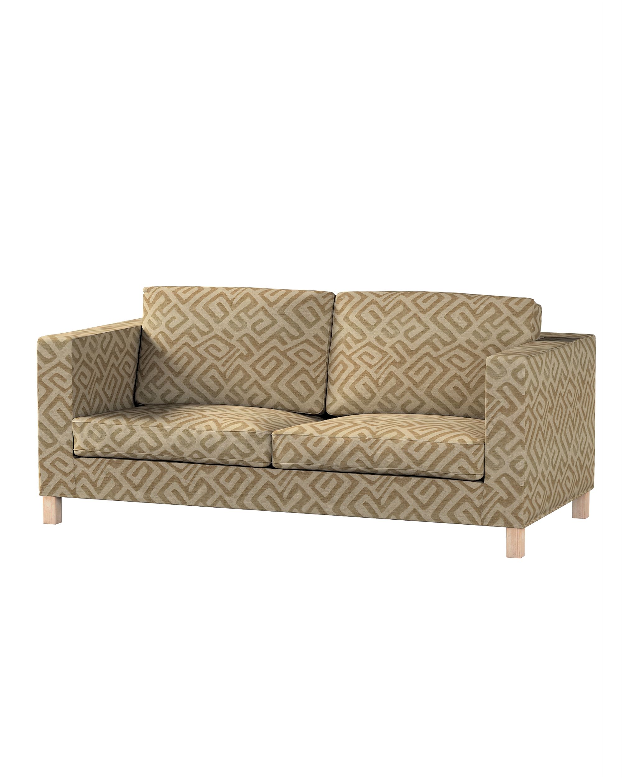 Bezug für Karlanda Schlafsofa, kurz Farbe beige Stoff strukturiert, gemustert