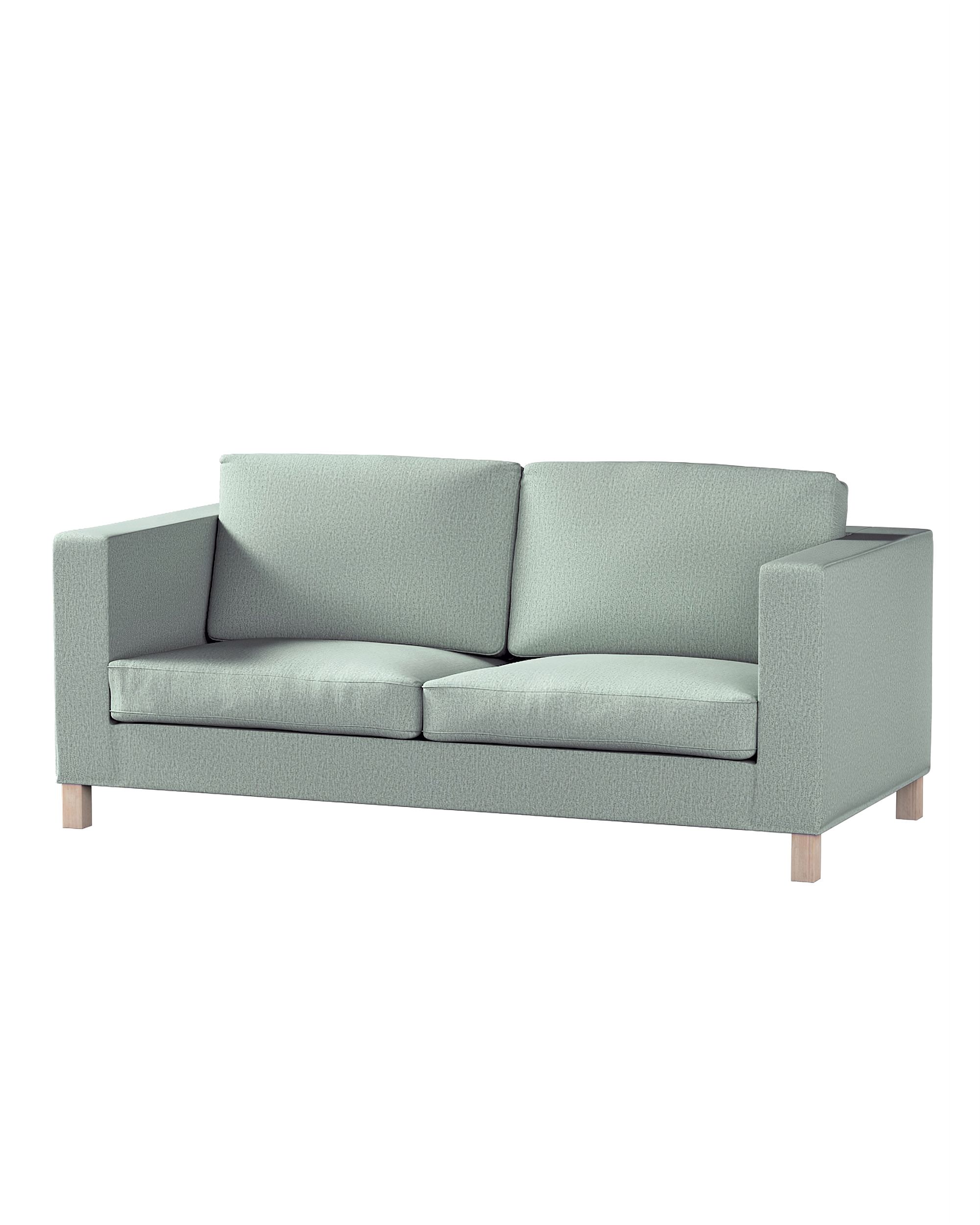 Bezug für Karlanda Schlafsofa, kurz Farbe grün Stoff strukturiert