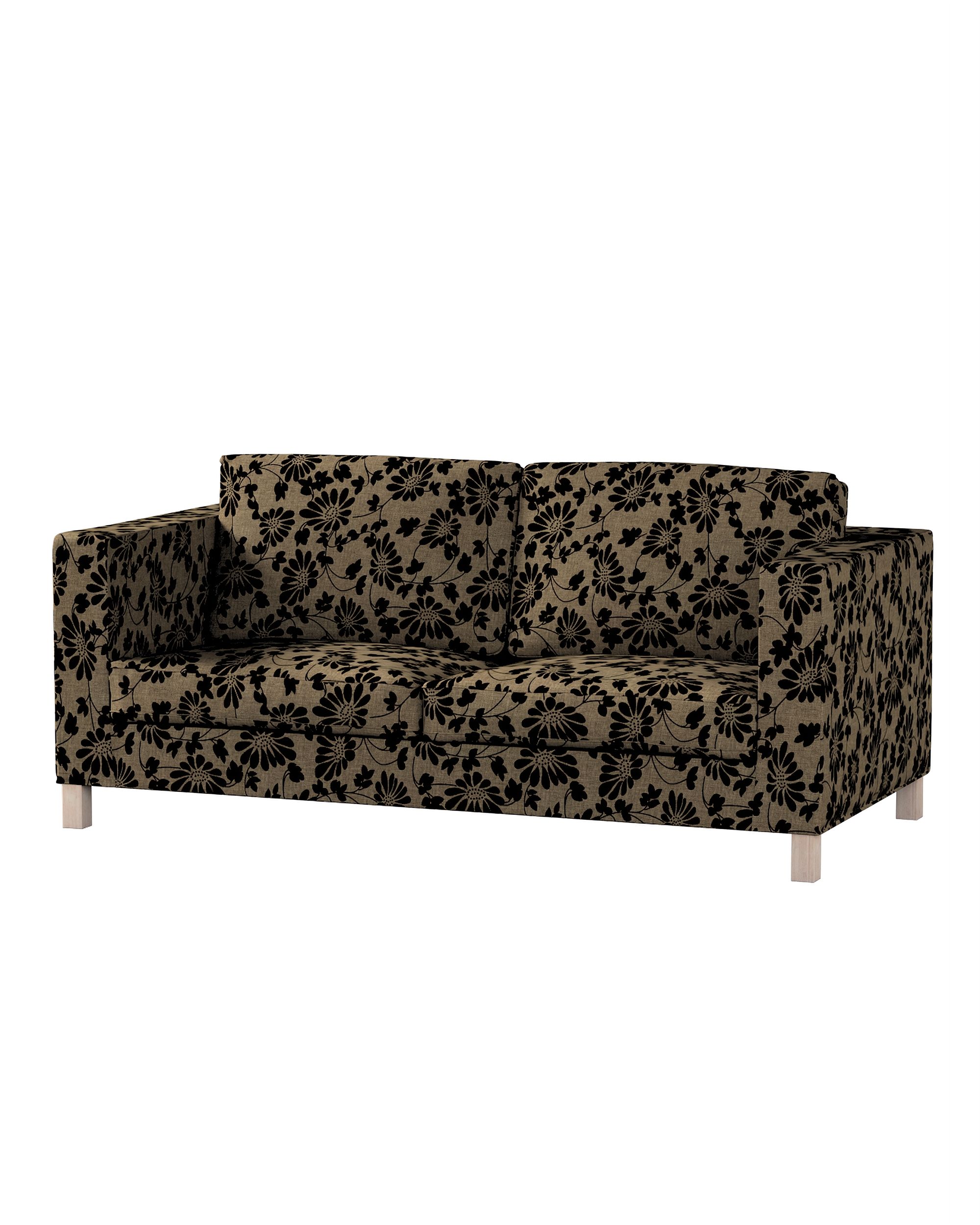 Bezug für Karlanda Schlafsofa, kurz Farbe beige Stoff strukturiert, gemustert