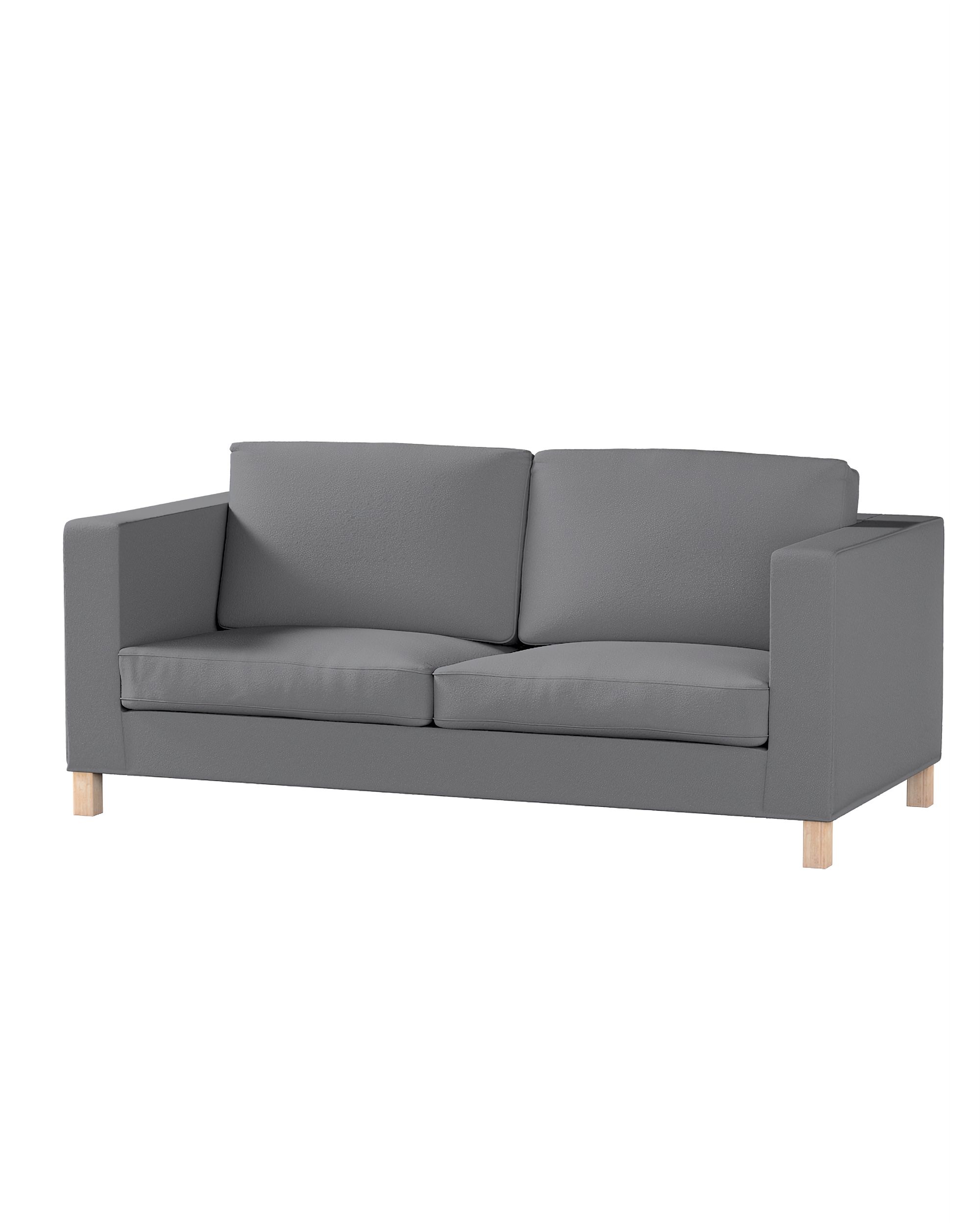 Bezug für Karlanda Schlafsofa, kurz Farbe grau Stoff strukturiert
