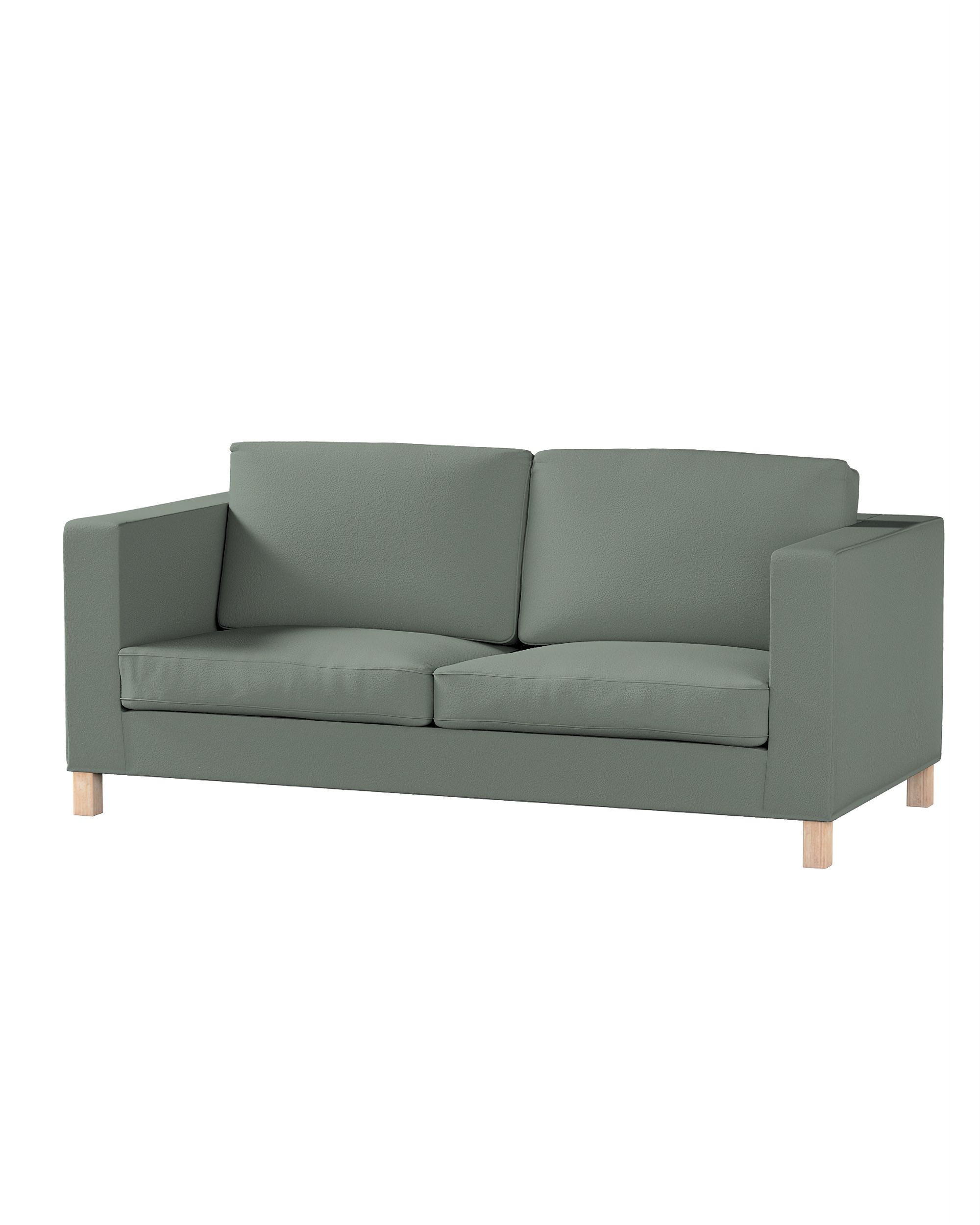 Bezug für Karlanda Schlafsofa, kurz Farbe grün Stoff strukturiert