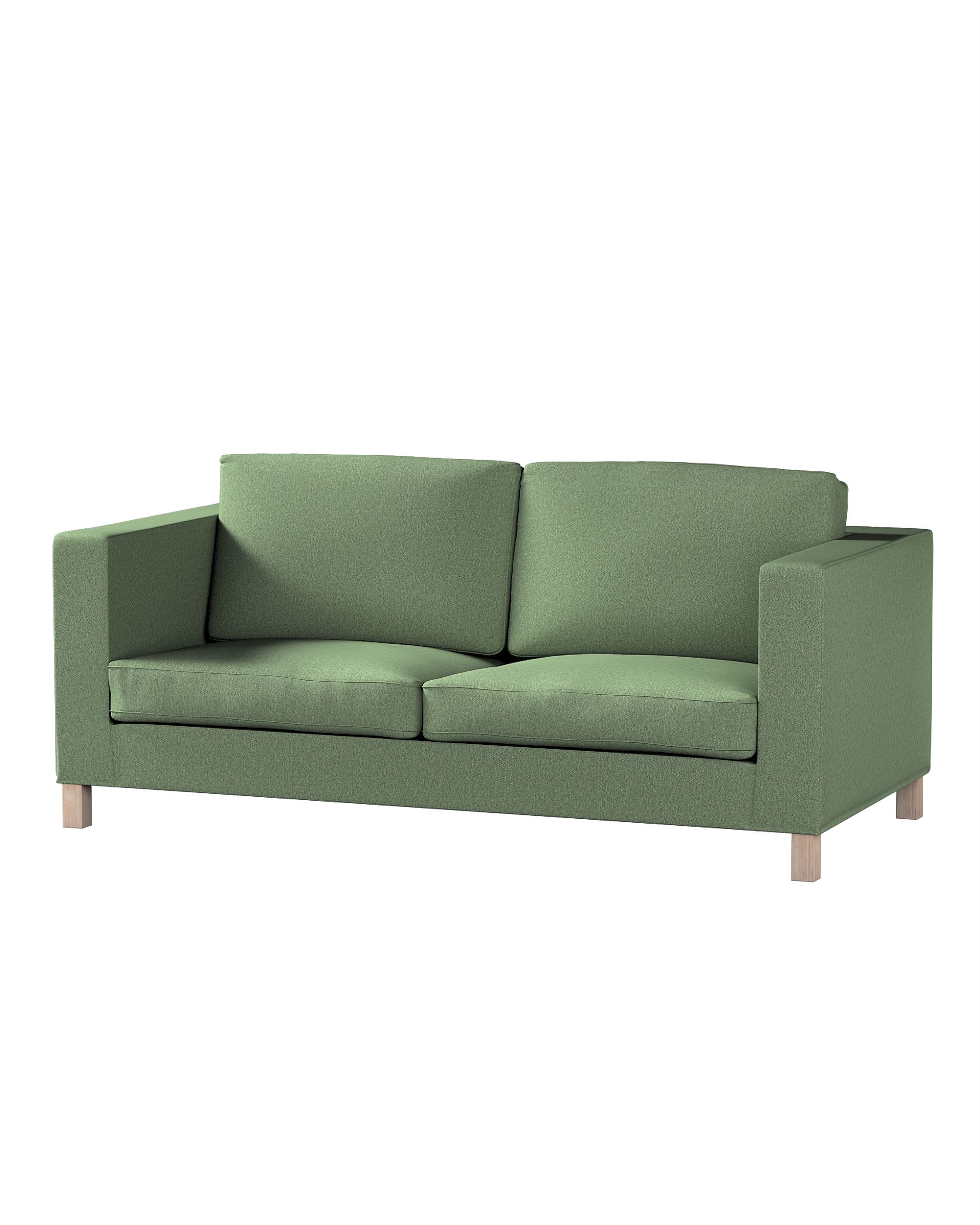 Bezug für Karlanda Schlafsofa, kurz Farbe grün Stoff strukturiert