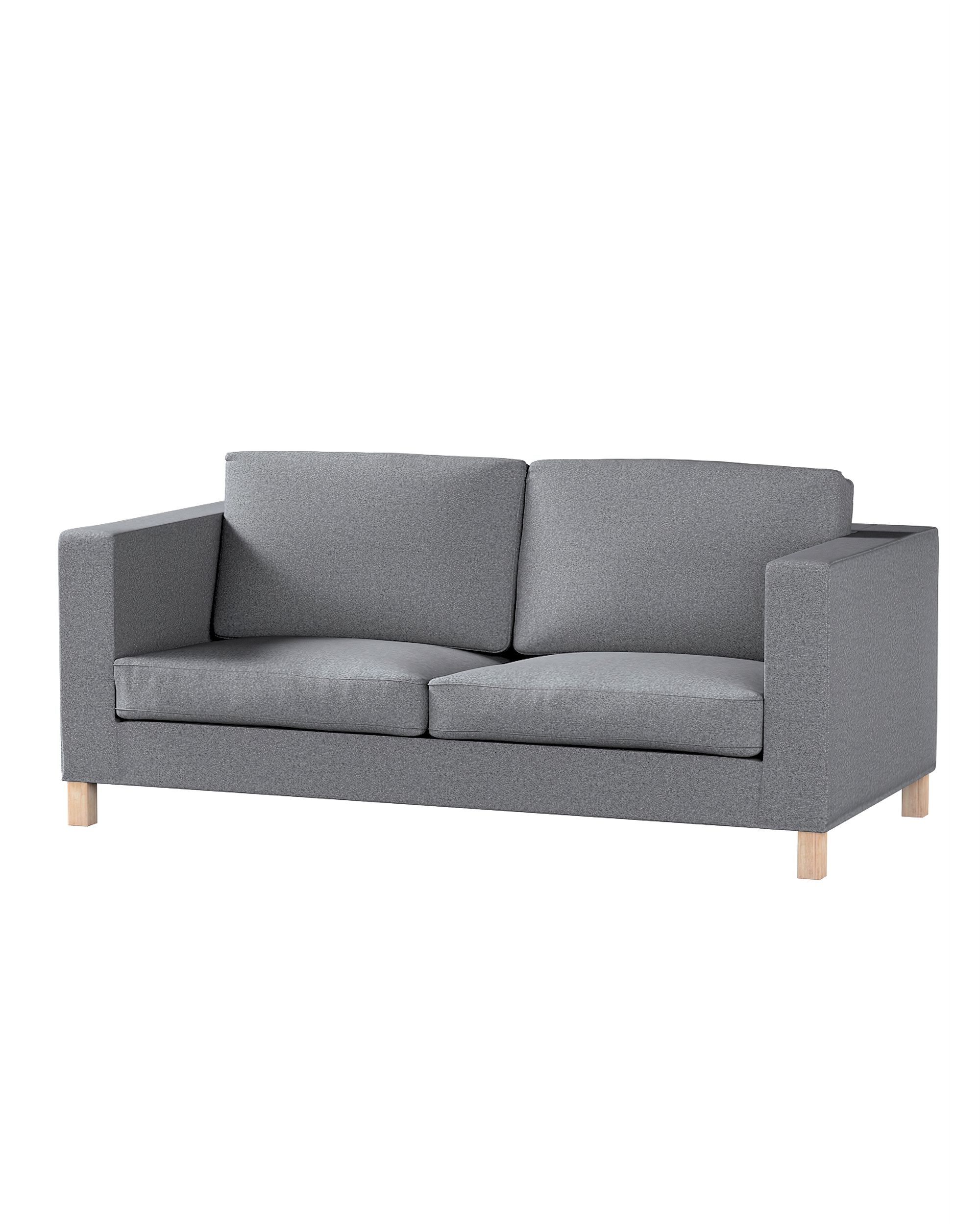 Bezug für Karlanda Schlafsofa, kurz Farbe grau Stoff strukturiert