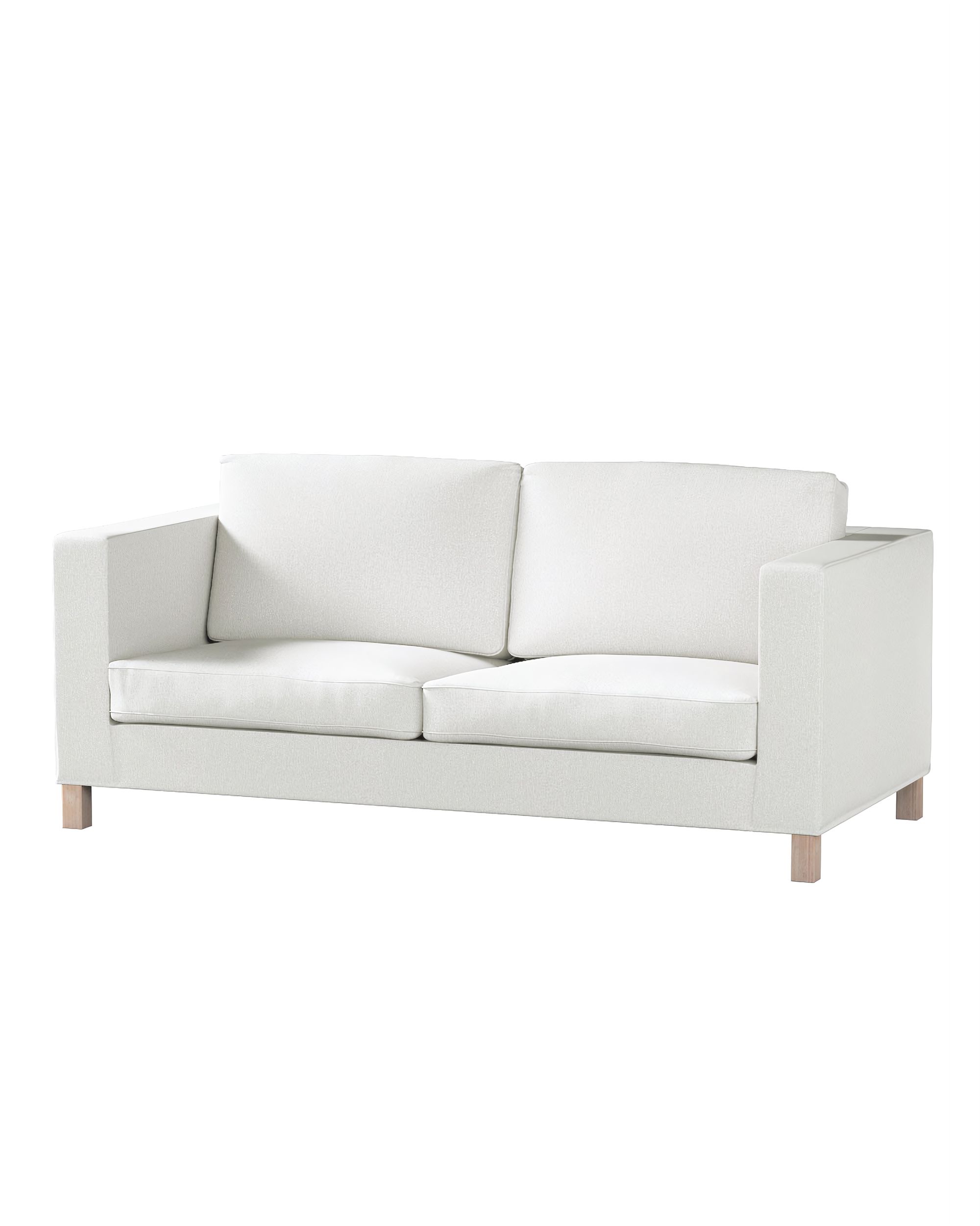 Bezug für Karlanda Schlafsofa, kurz Farbe creme Stoff strukturiert