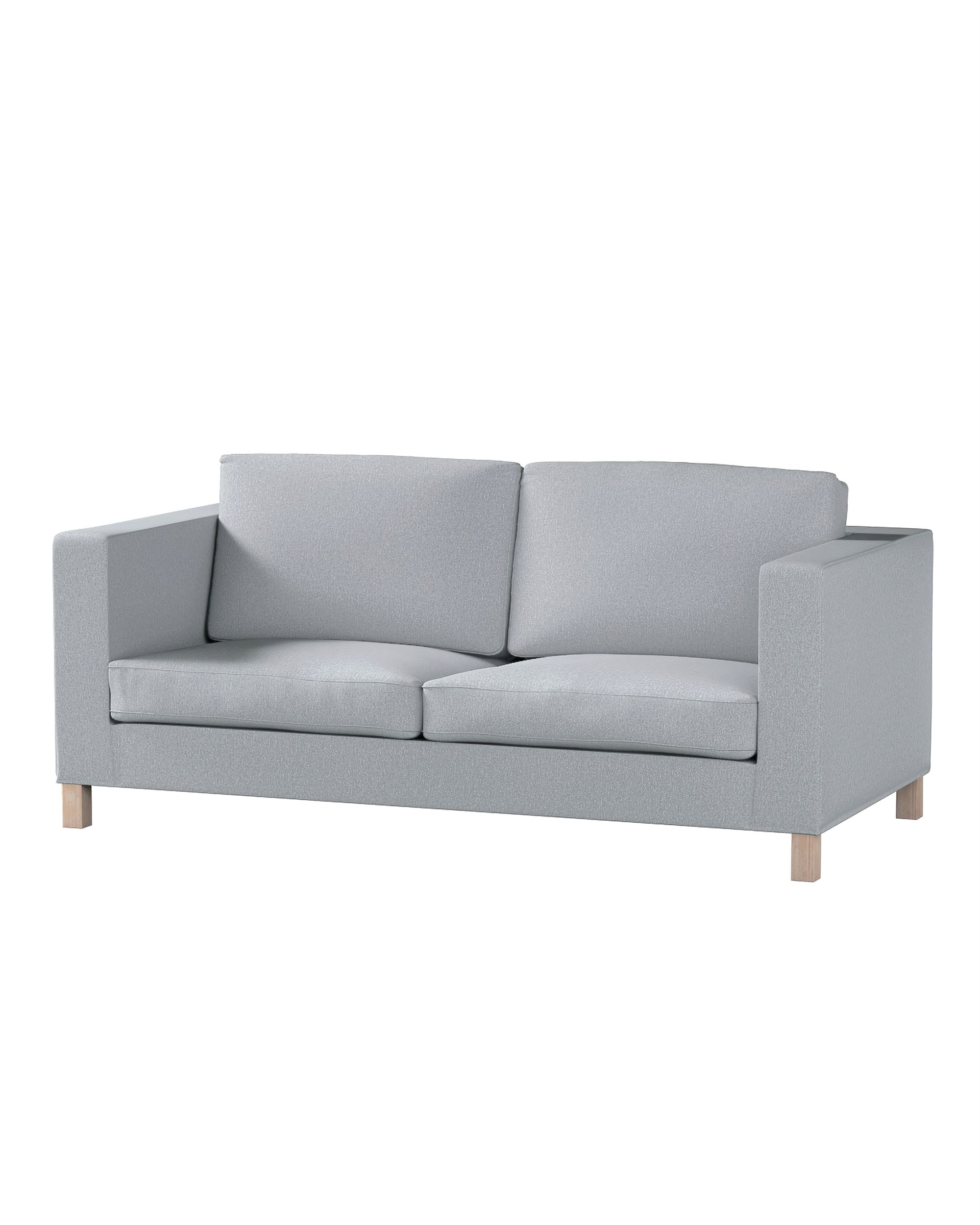Bezug für Karlanda Schlafsofa, kurz Farbe grau Stoff strukturiert