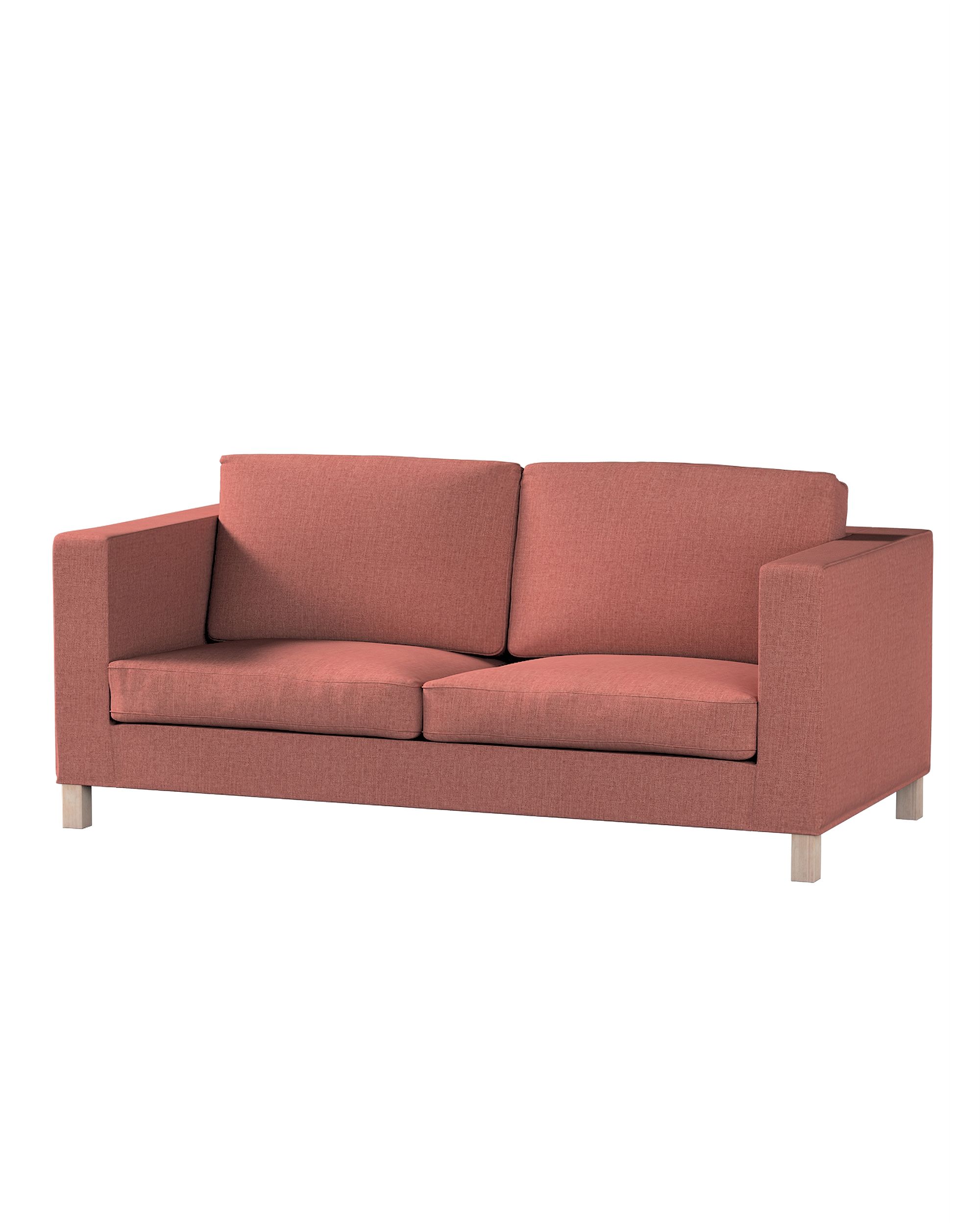 Bezug für Karlanda Schlafsofa, kurz Farbe braun Stoff strukturiert