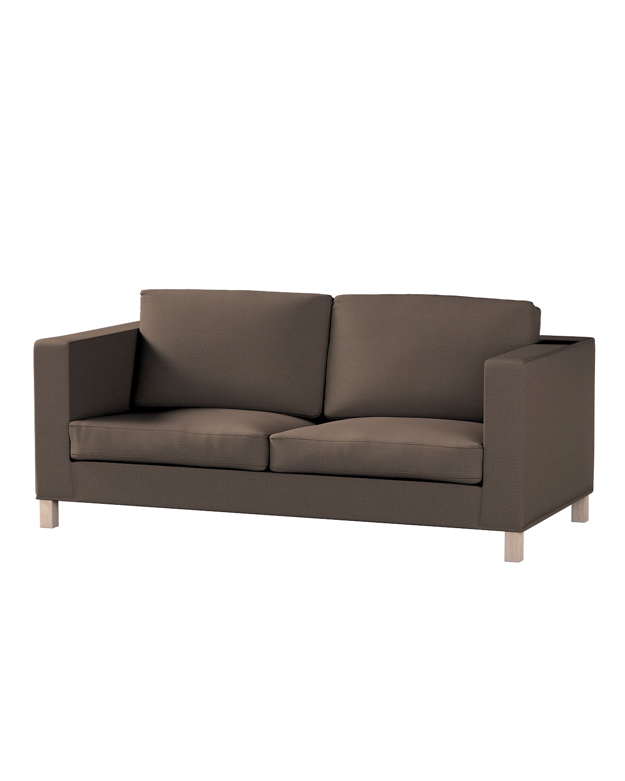 Bezug für Karlanda Schlafsofa, kurz Farbe braun Stoff strukturiert