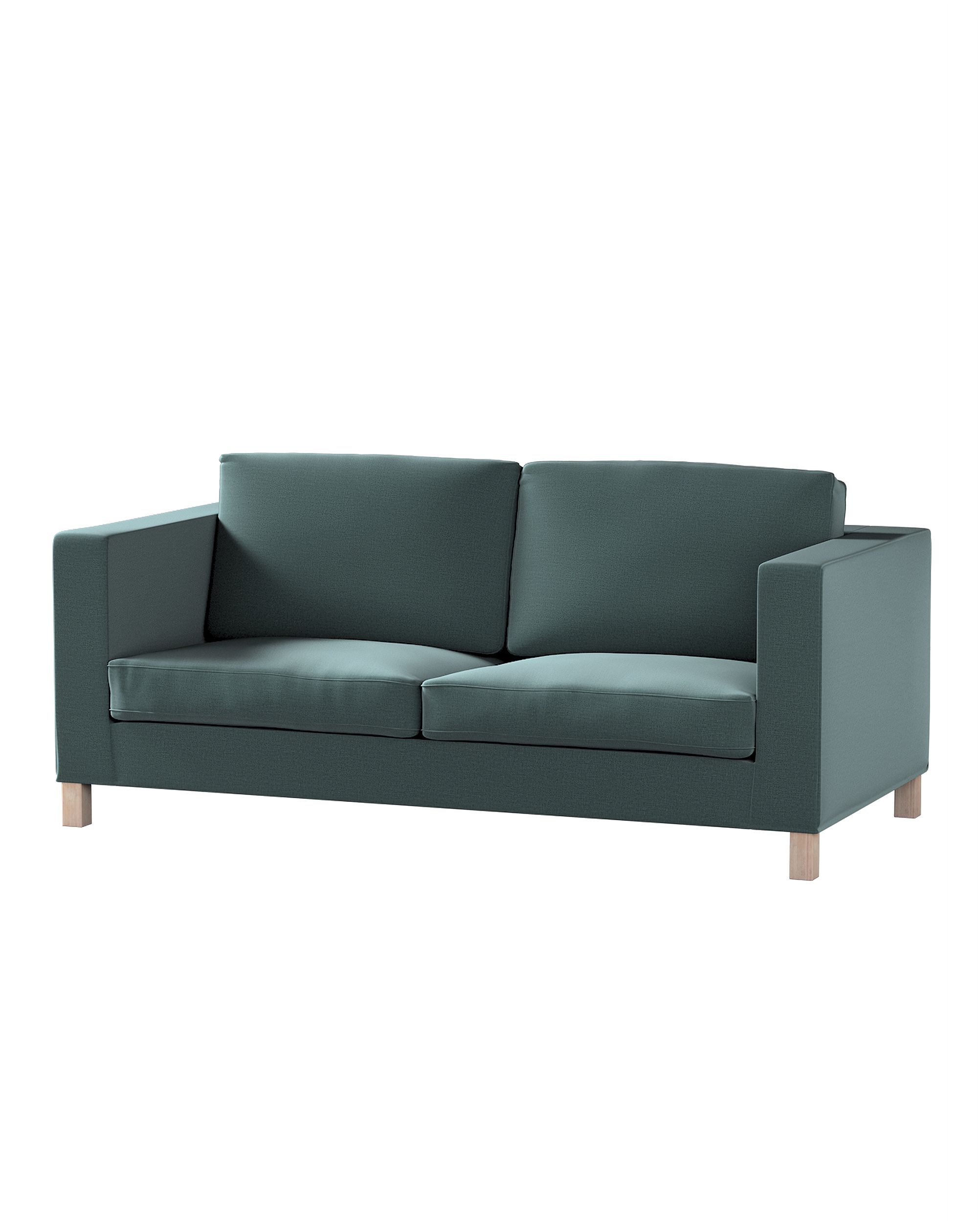 Bezug für Karlanda Schlafsofa, kurz Farbe grün Stoff samt