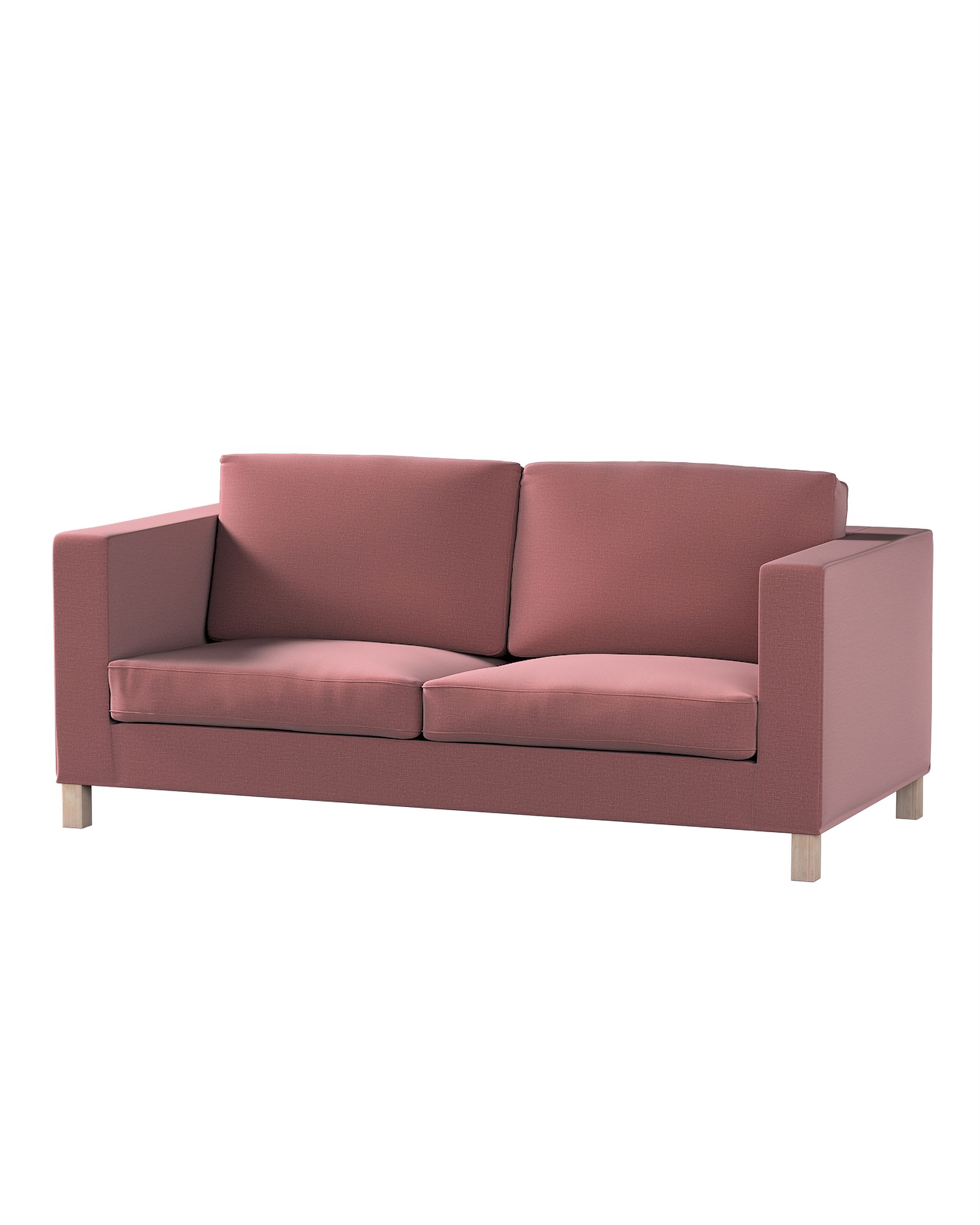 Bezug für Karlanda Schlafsofa, kurz Farbe violett Stoff samt
