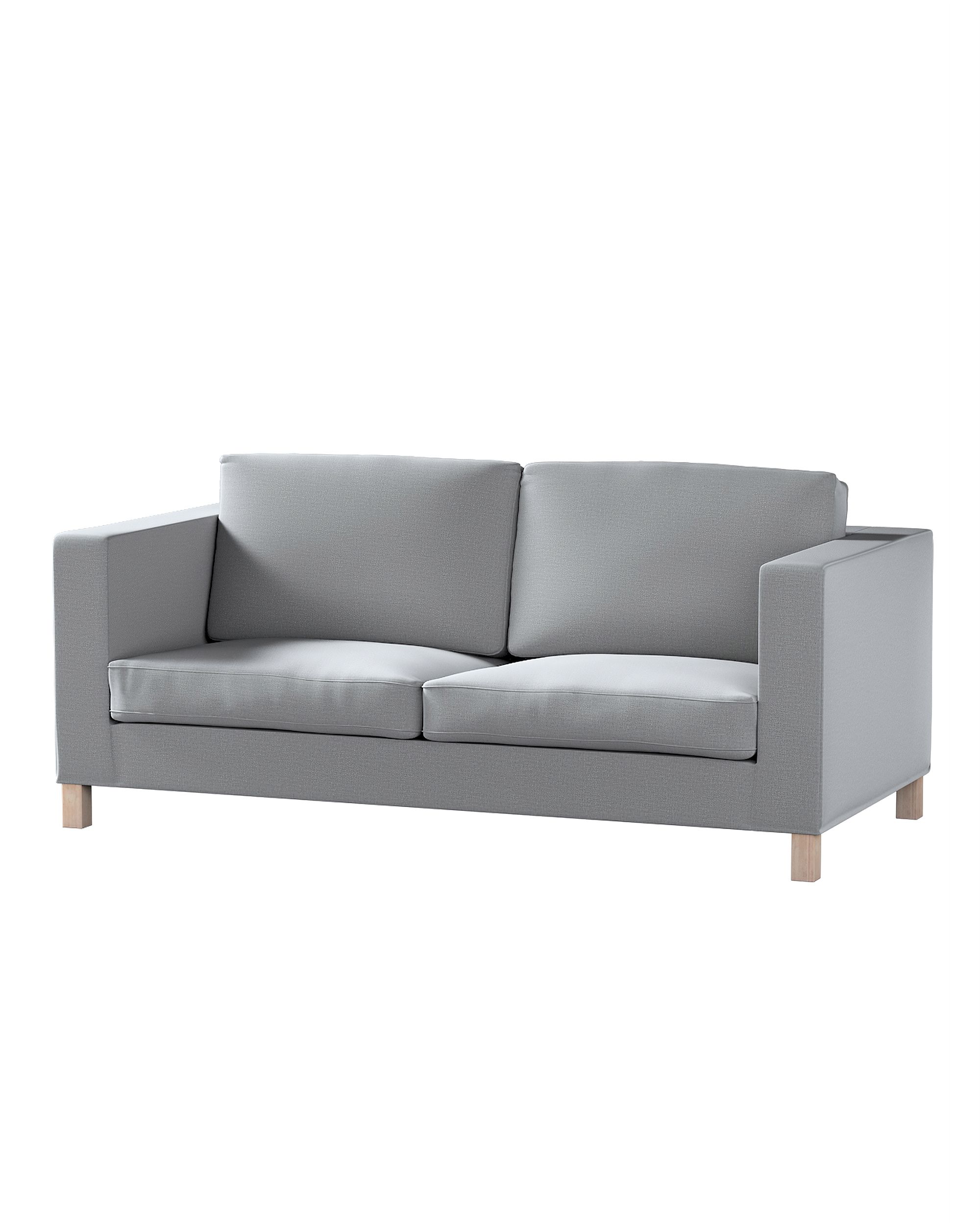 Bezug für Karlanda Schlafsofa, kurz Farbe grau Stoff samt