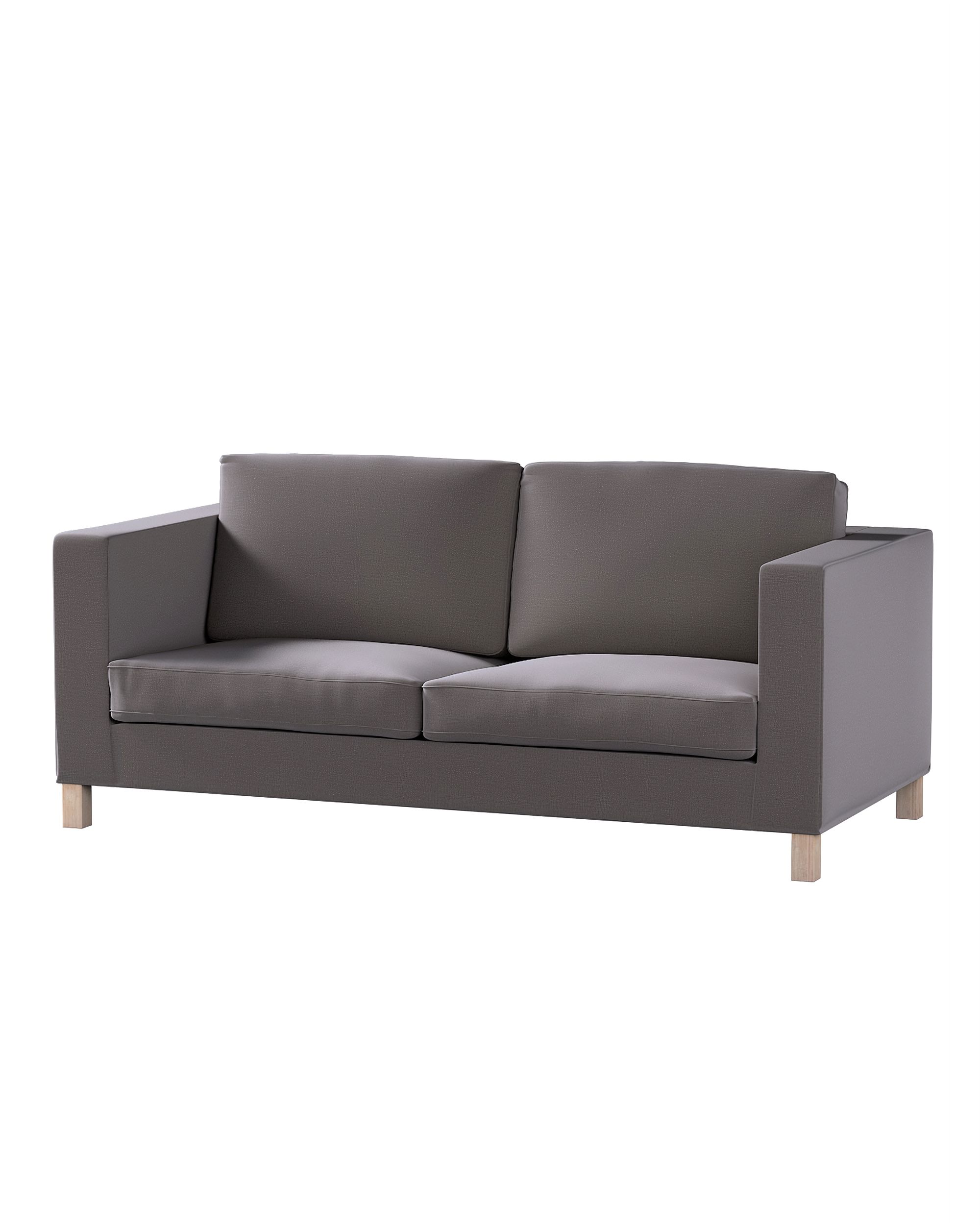 Bezug für Karlanda Schlafsofa, kurz Farbe braun Stoff samt