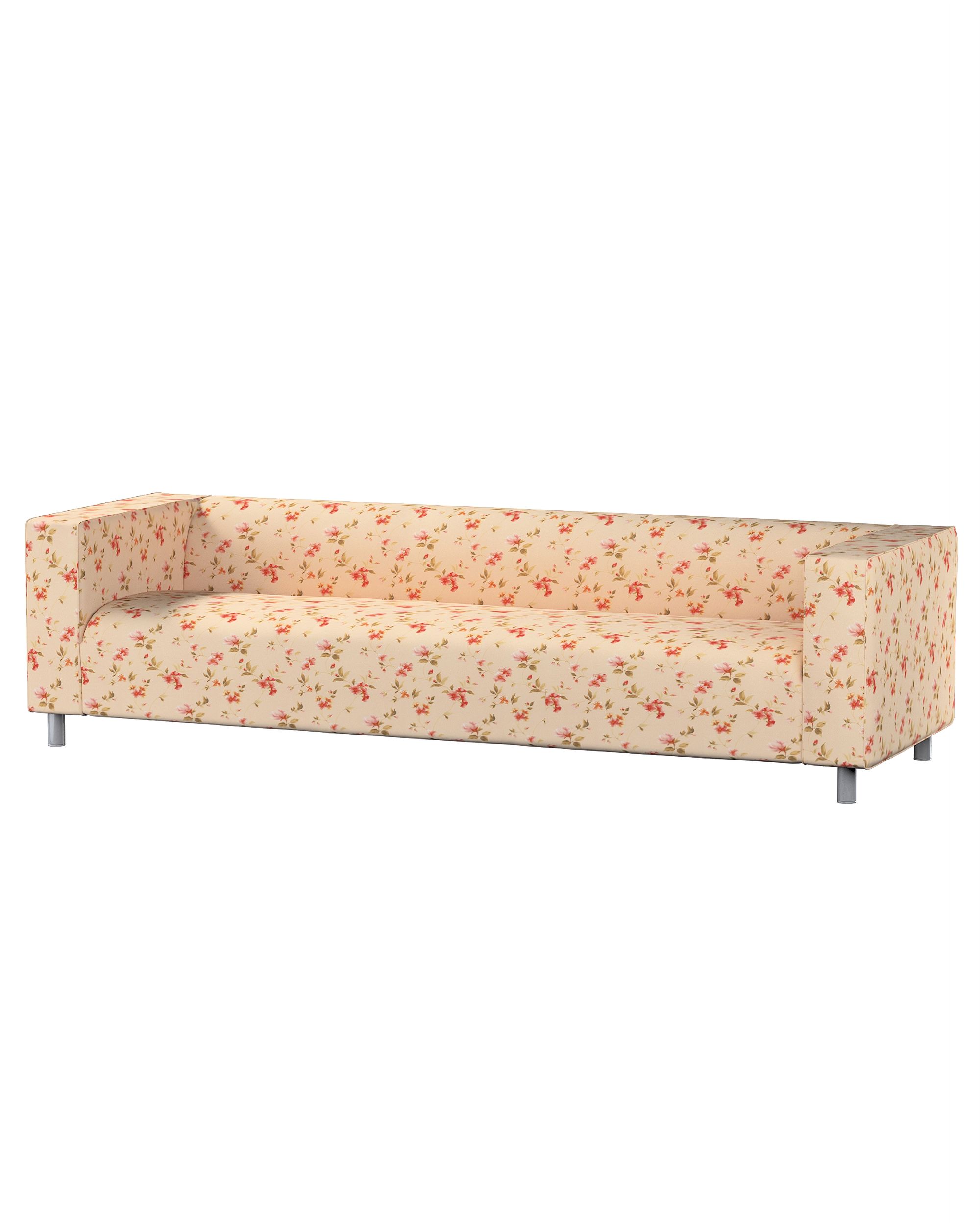 Bezug für Klippan 4-Sitzer Sofa Farbe bunt Stoff gemustert