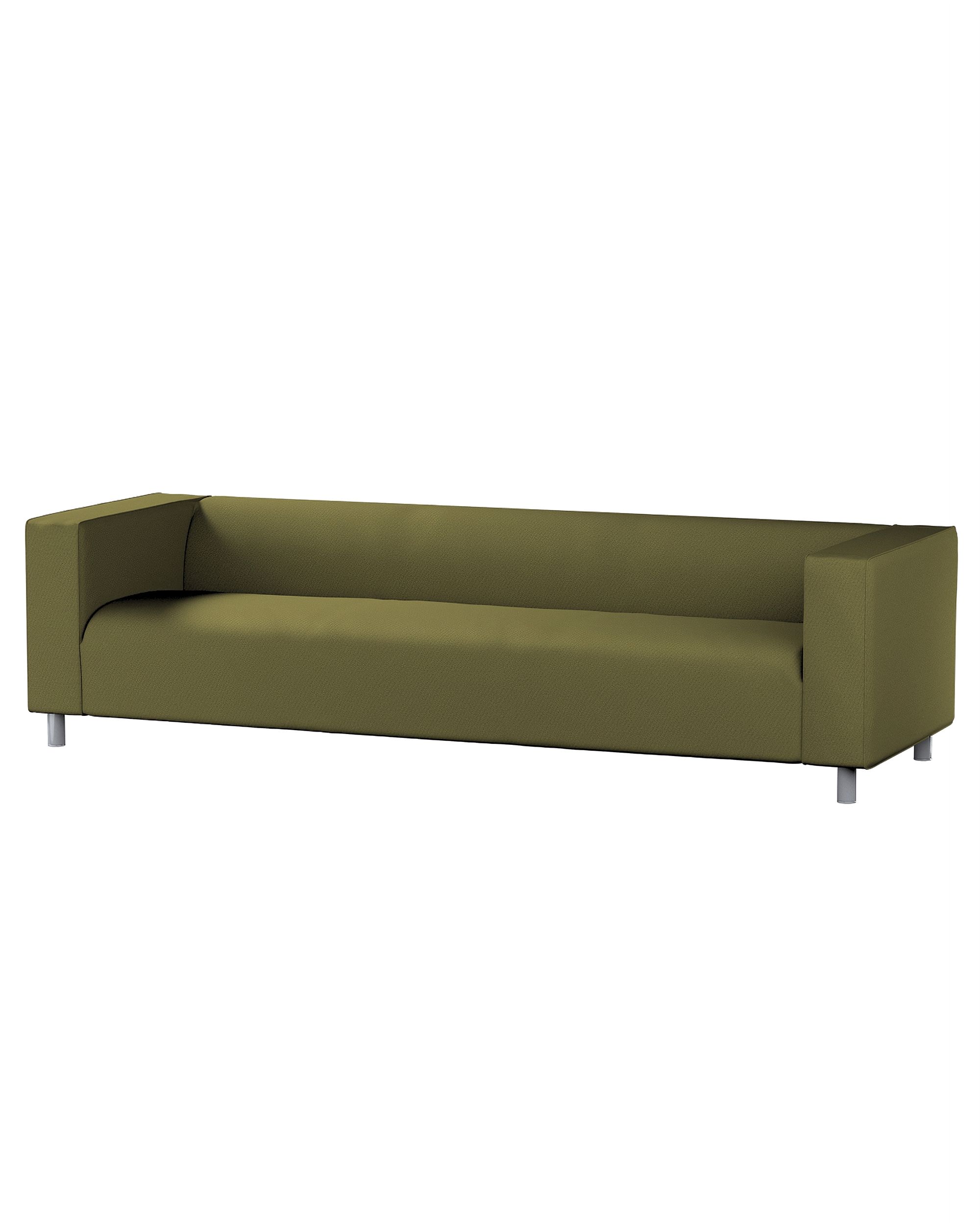 Bezug für Klippan 4-Sitzer Sofa Farbe grün Stoff strukturiert