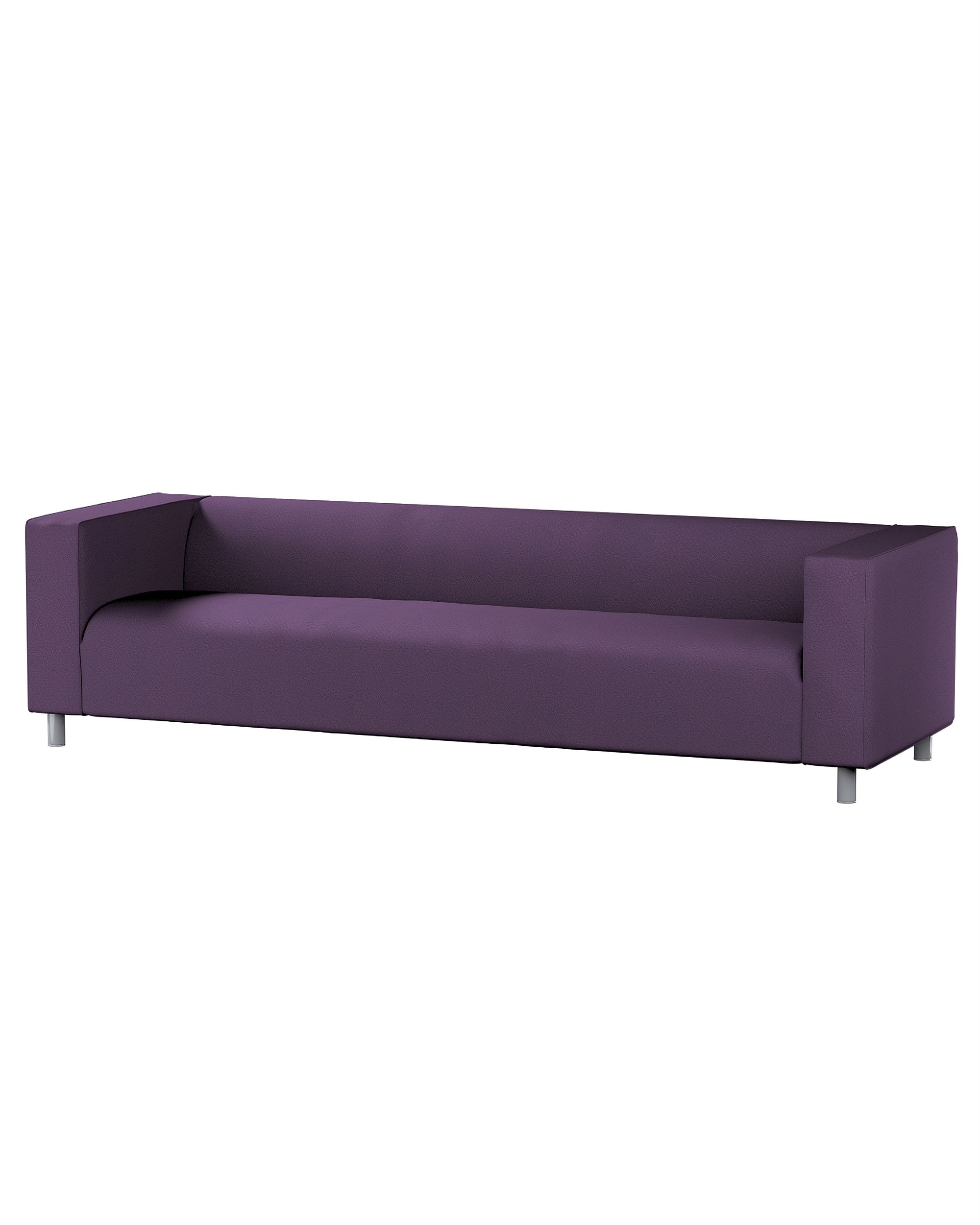 Bezug für Klippan 4-Sitzer Sofa Farbe violett Stoff strukturiert